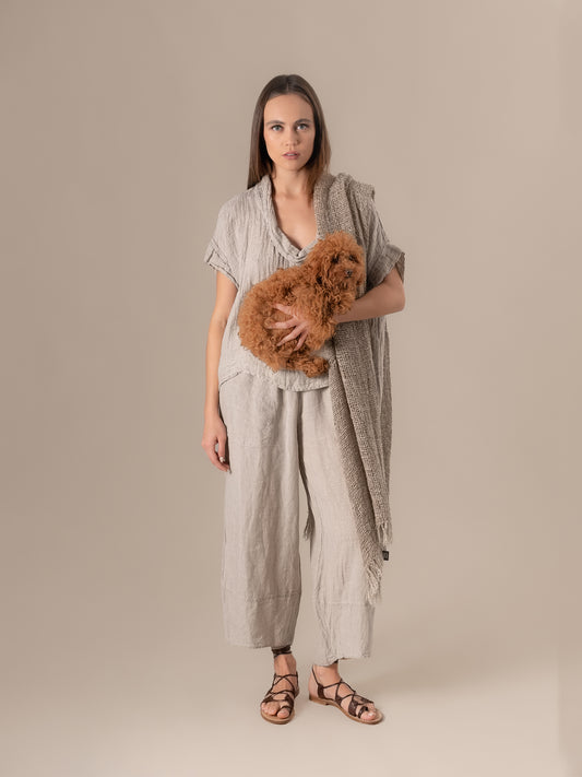 Pantalone Ragù Battista Naturale PANTALONE RAGU battista 12 Bottega Di Brunella 