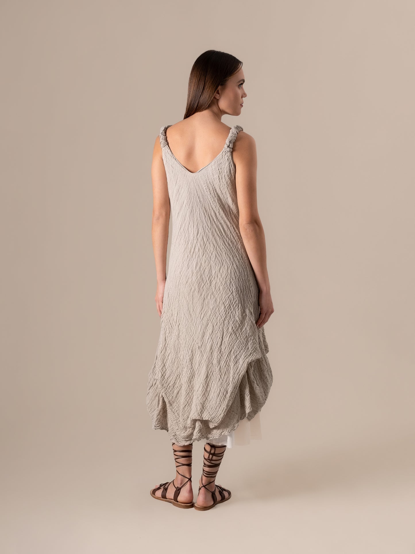 Vestito Cavalluccio Garzata Naturale VESTITO CAVALLUCCIO garzata 12 Bottega Di Brunella 