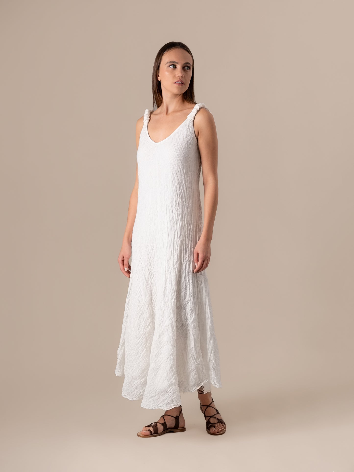 Vestito Cavalluccio Garzata Latte VESTITO CAVALLUCCIO garzata 33 Bottega Di Brunella 