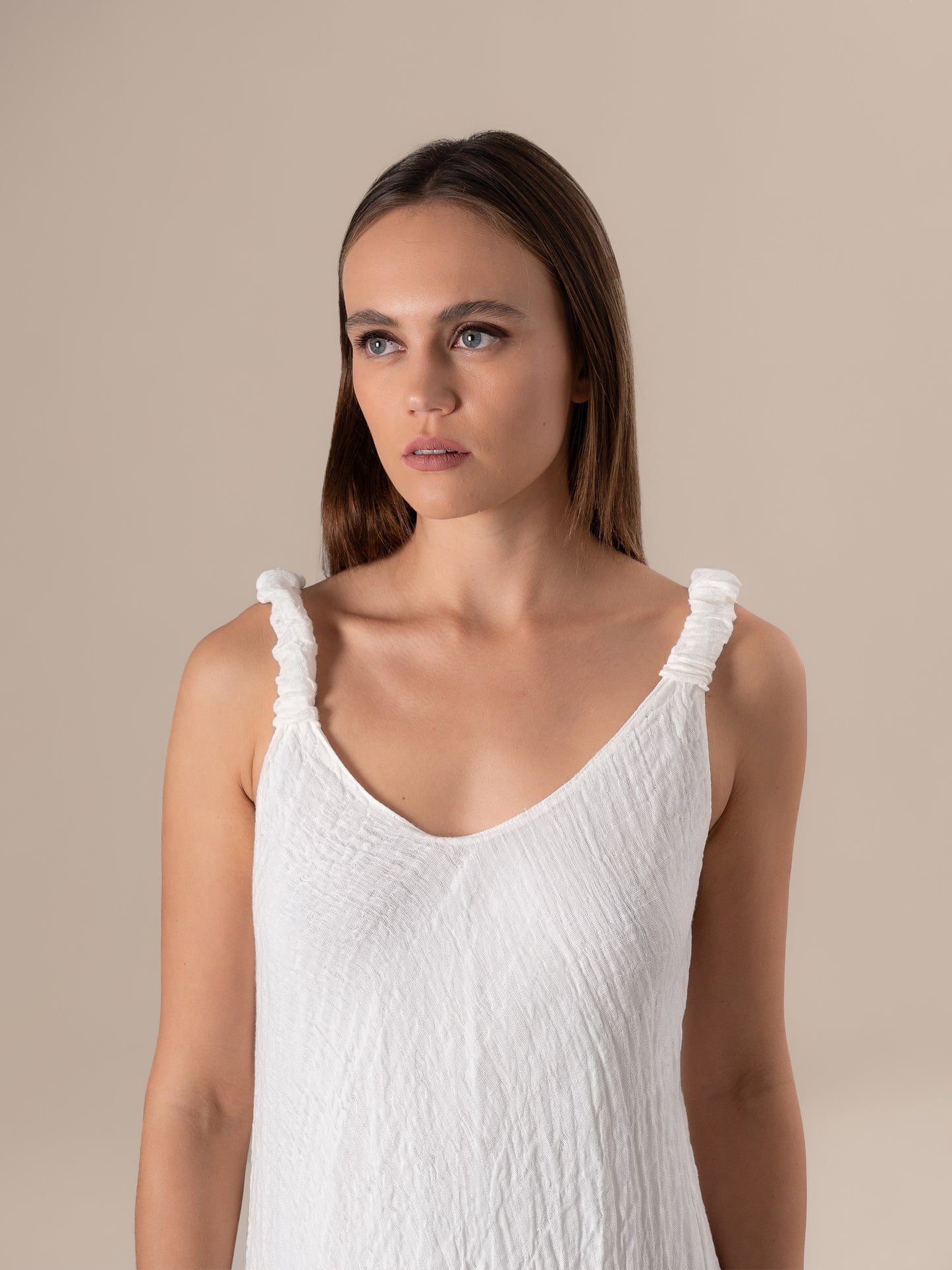 Vestito Cavalluccio Garzata Latte VESTITO CAVALLUCCIO garzata 33 Bottega Di Brunella 