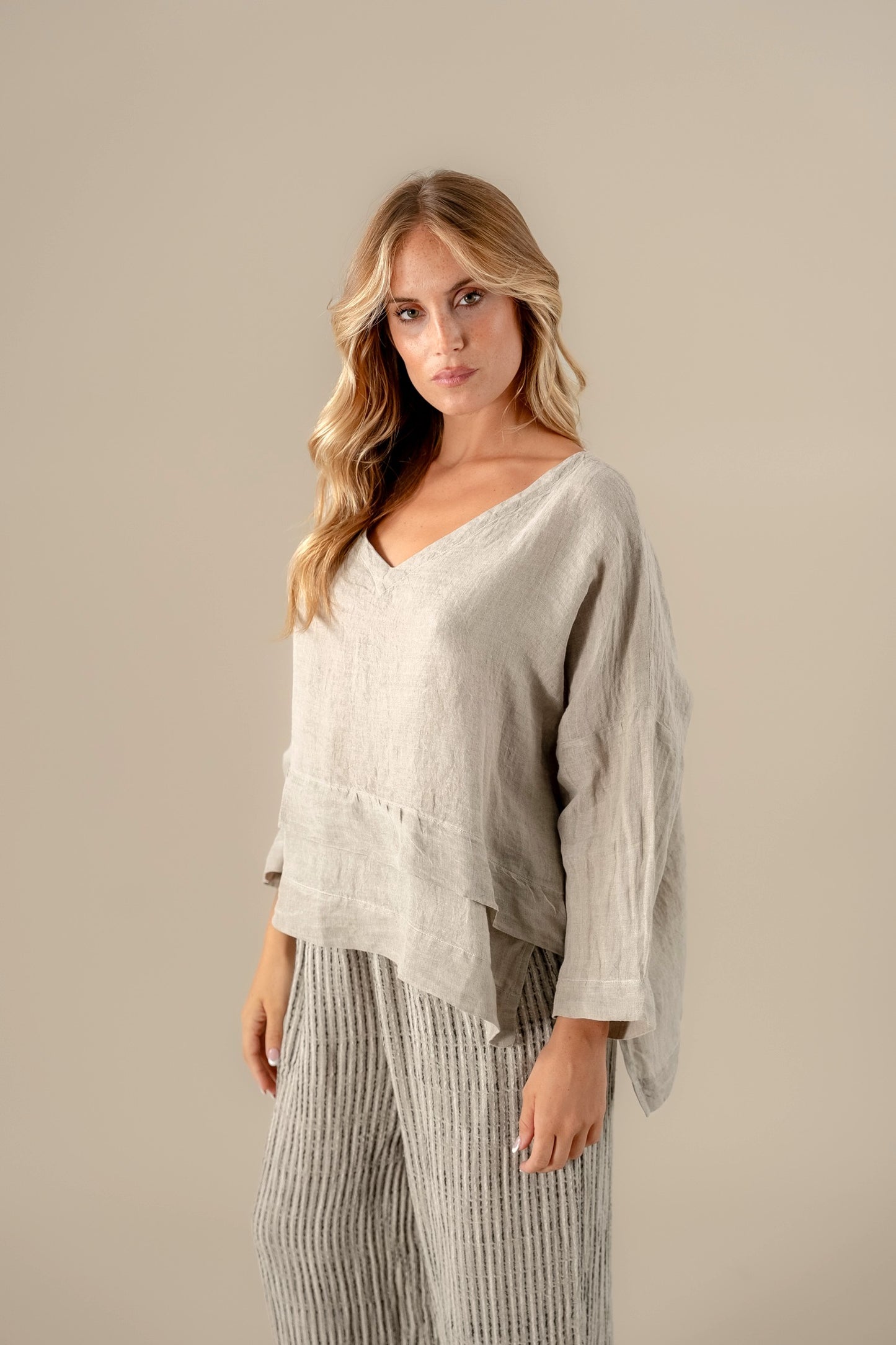 Camicia Iside Battista Naturale CAMICIA ISIDE battista 12 Bottega Di Brunella 