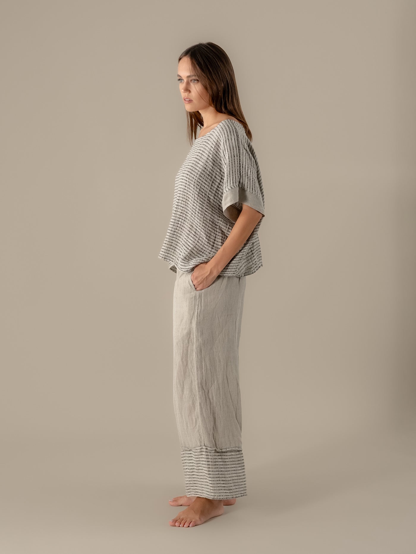 Camicia Minosse Nilo Naturale CAMICIA MINOSSE nilo 12 Bottega Di Brunella 