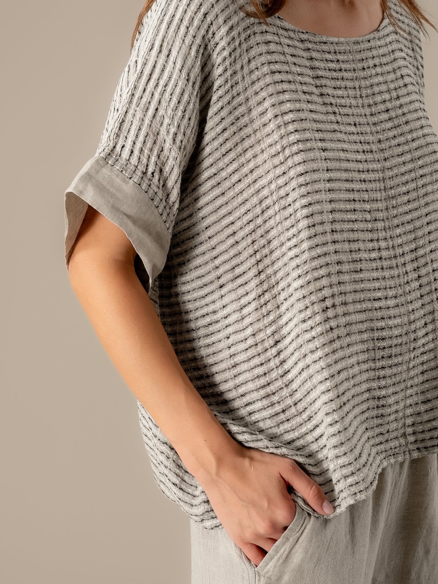 Camicia Minosse Nilo Naturale CAMICIA MINOSSE nilo 12 Bottega Di Brunella 