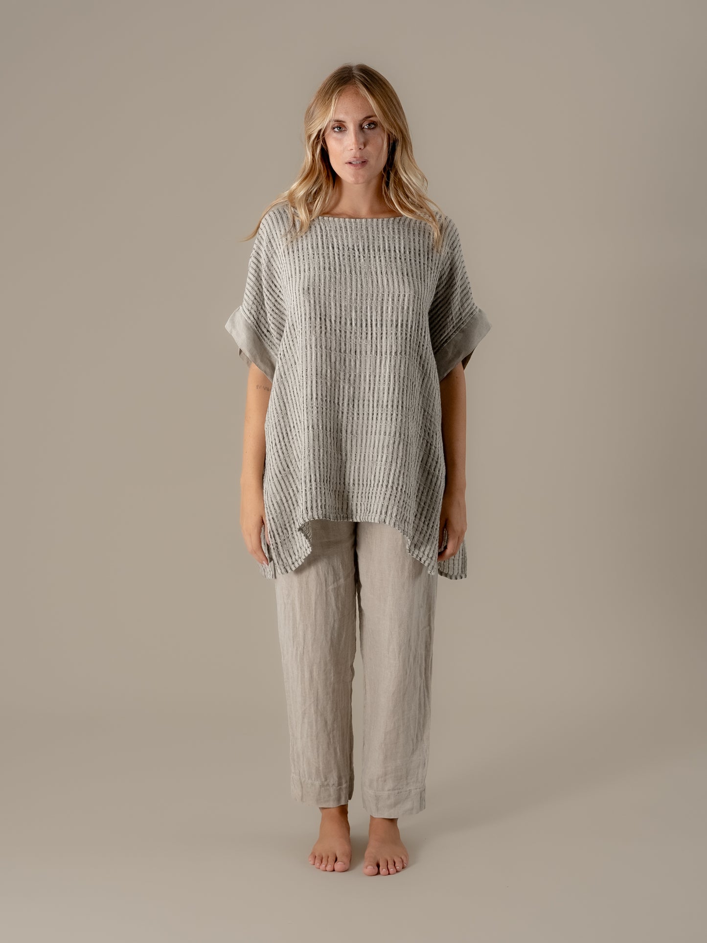 Camicia Pneuma Nilo Naturale CAMICIA PNEUMA nilo 12 Bottega Di Brunella 