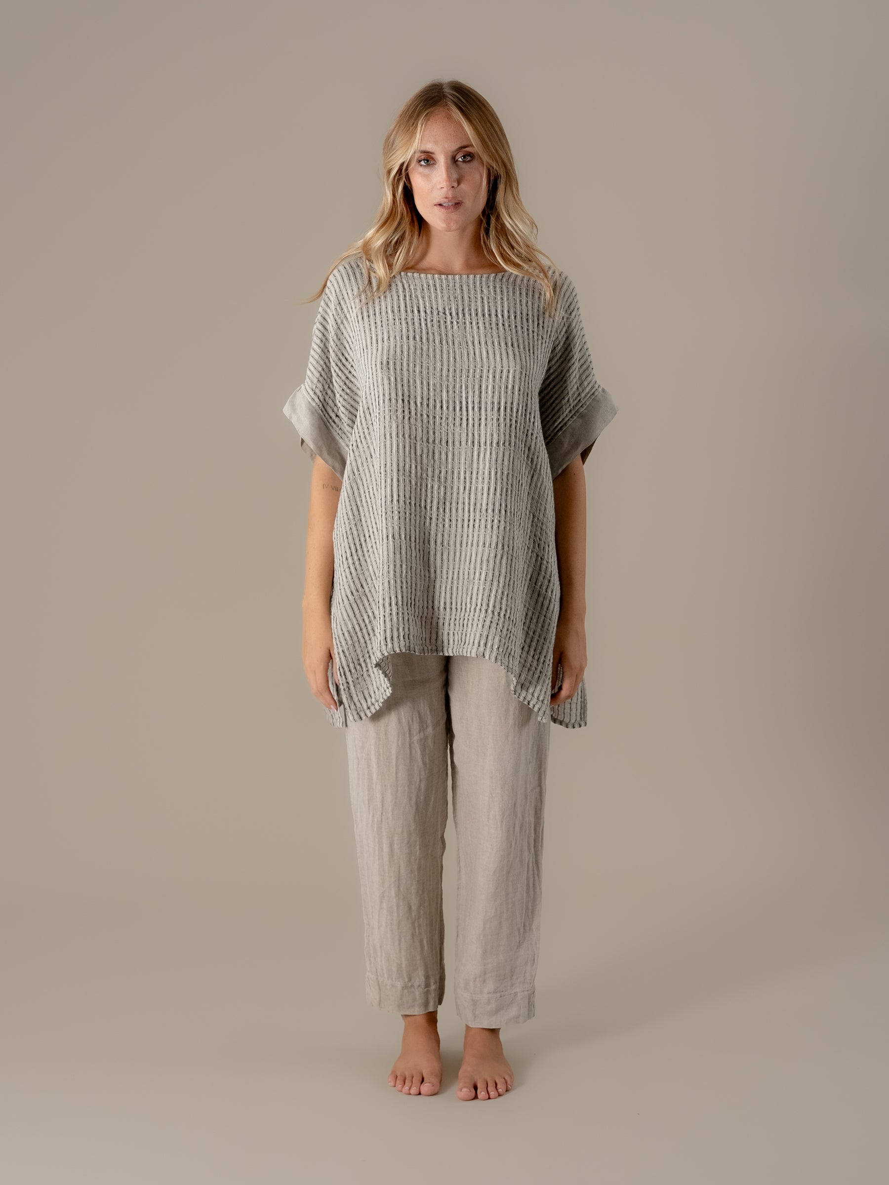 Camicia Pneuma Nilo Naturale CAMICIA PNEUMA nilo 12 Bottega Di Brunella 