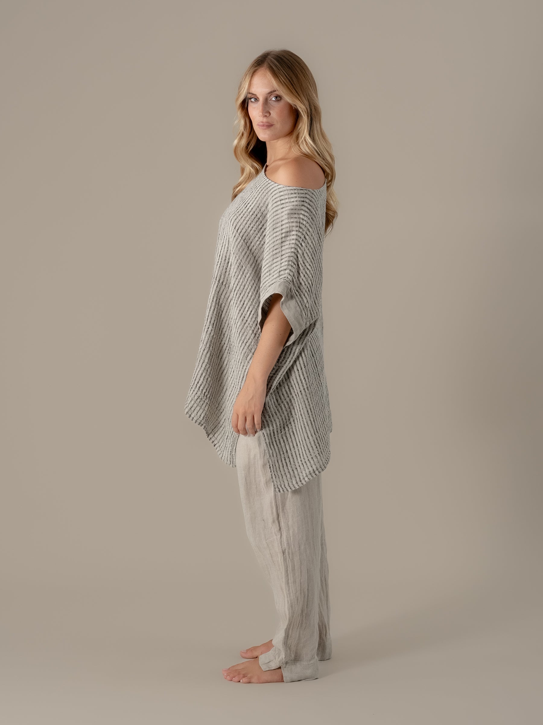 Camicia Pneuma Nilo Naturale CAMICIA PNEUMA nilo 12 Bottega Di Brunella 
