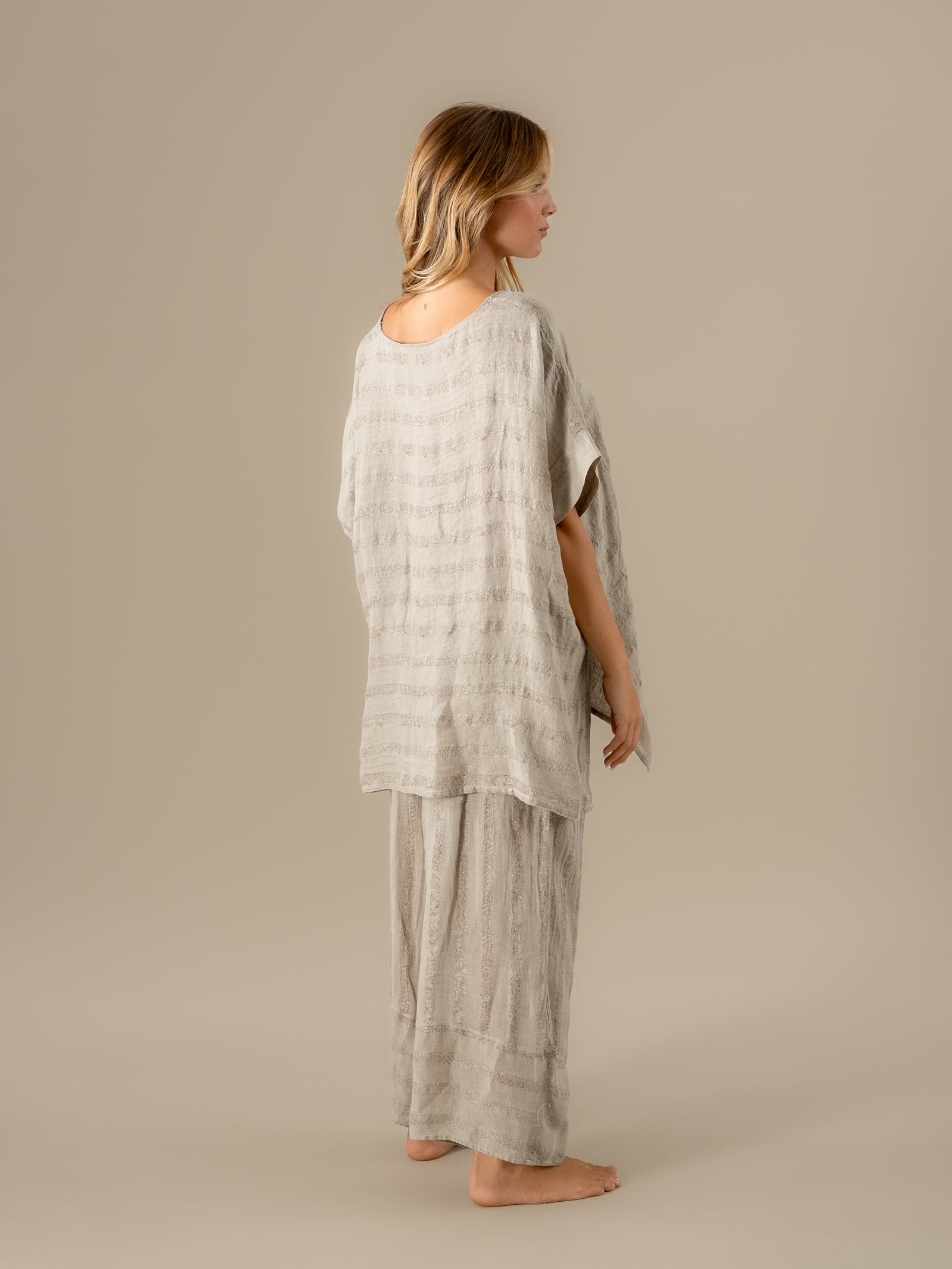 Camicia Pneuma Riga Luxor Naturale CAMICIA PNEUMA riga luxor 12 Bottega Di Brunella 