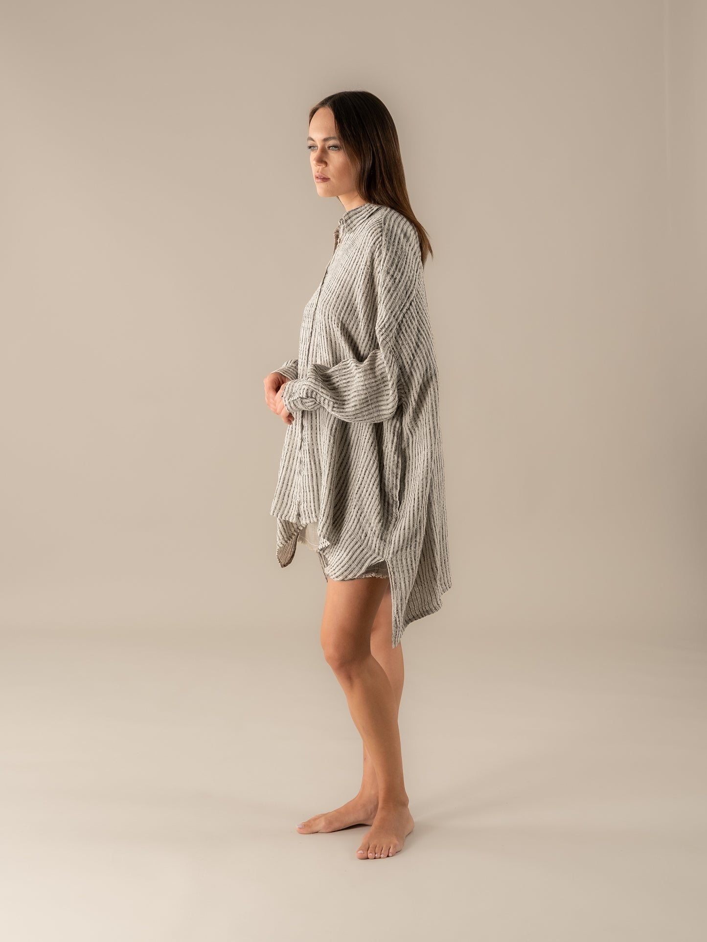 Camicia Riccione Nilo Naturale CAMICIA RICCIONE nilo 12 Bottega Di Brunella 