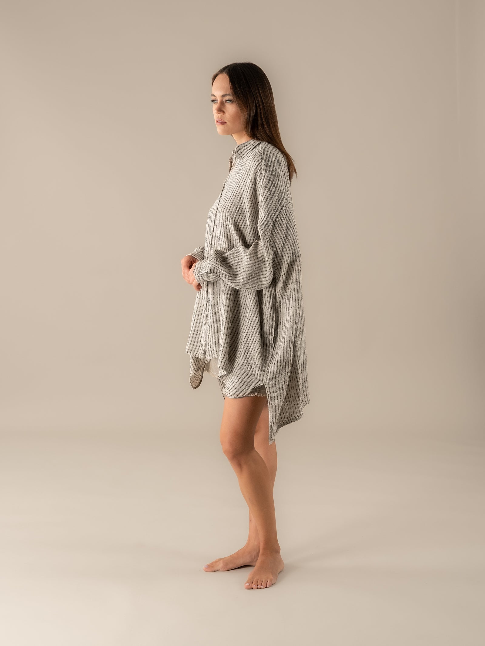 Camicia Riccione Nilo Naturale CAMICIA RICCIONE nilo 12 Bottega Di Brunella 