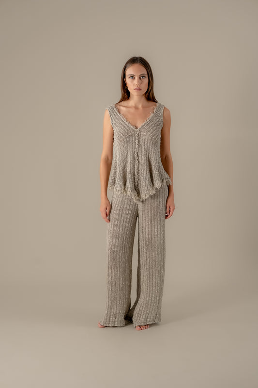 Pantalone Olmo Campagna Luxor Naturale PANTALONE OLMO camp. luxor 12 Bottega Di Brunella 