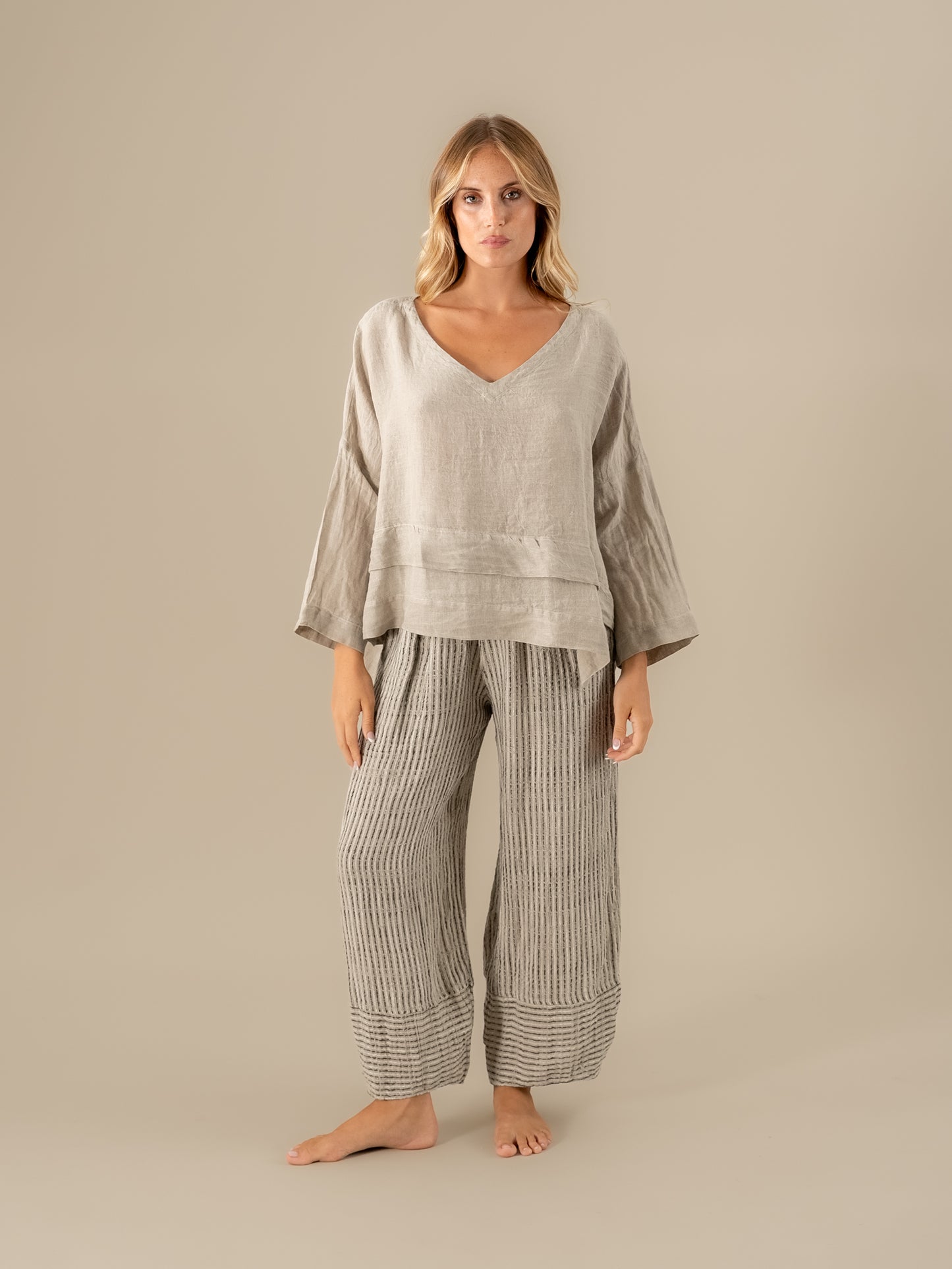 Pantalone Ragù Nilo Naturale PANTALONE RAGU nilo 12 Bottega Di Brunella 