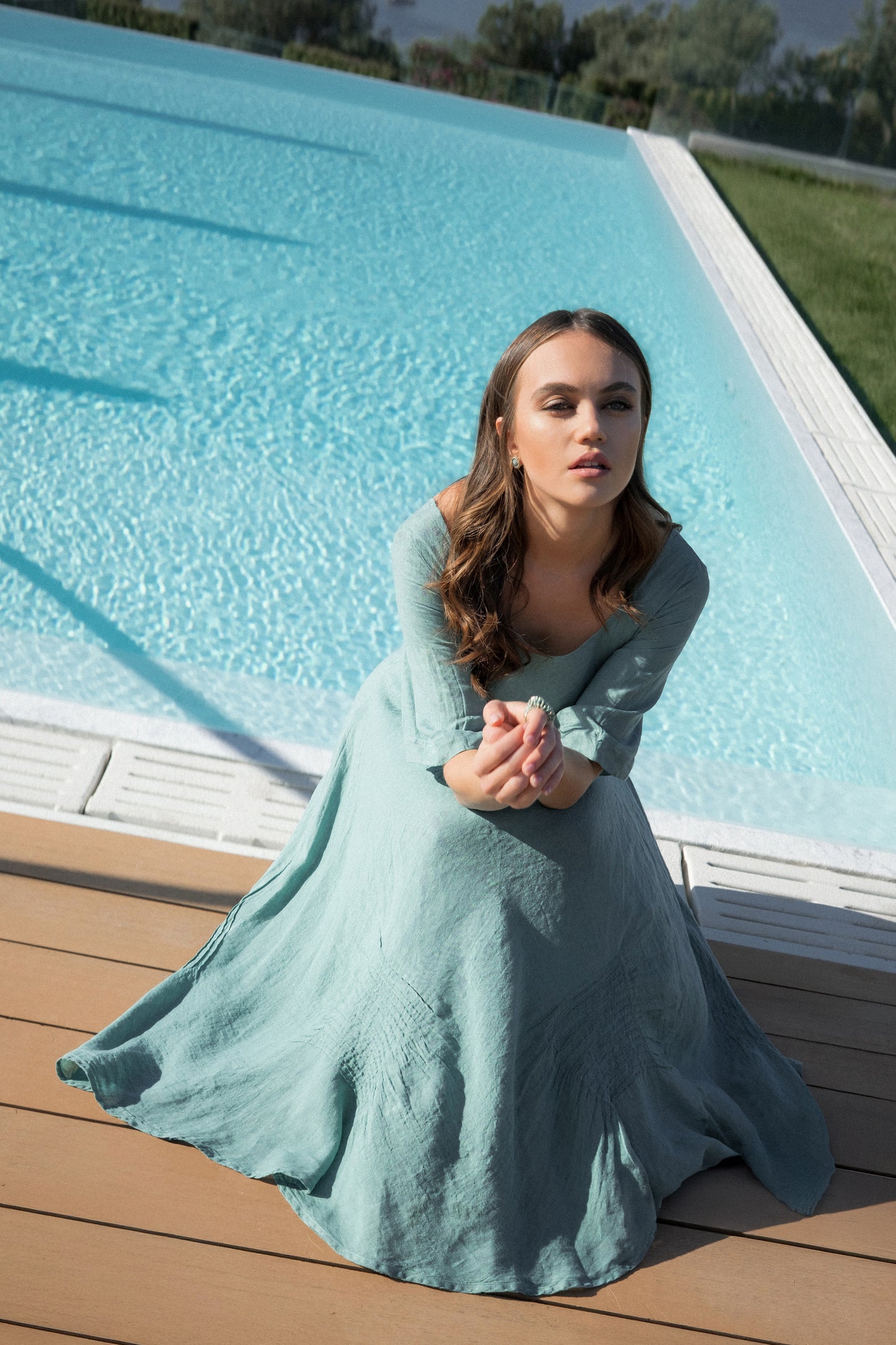 Vestito Faraone Battista Water VESTITO FARAONE battista 247 Bottega Di Brunella 