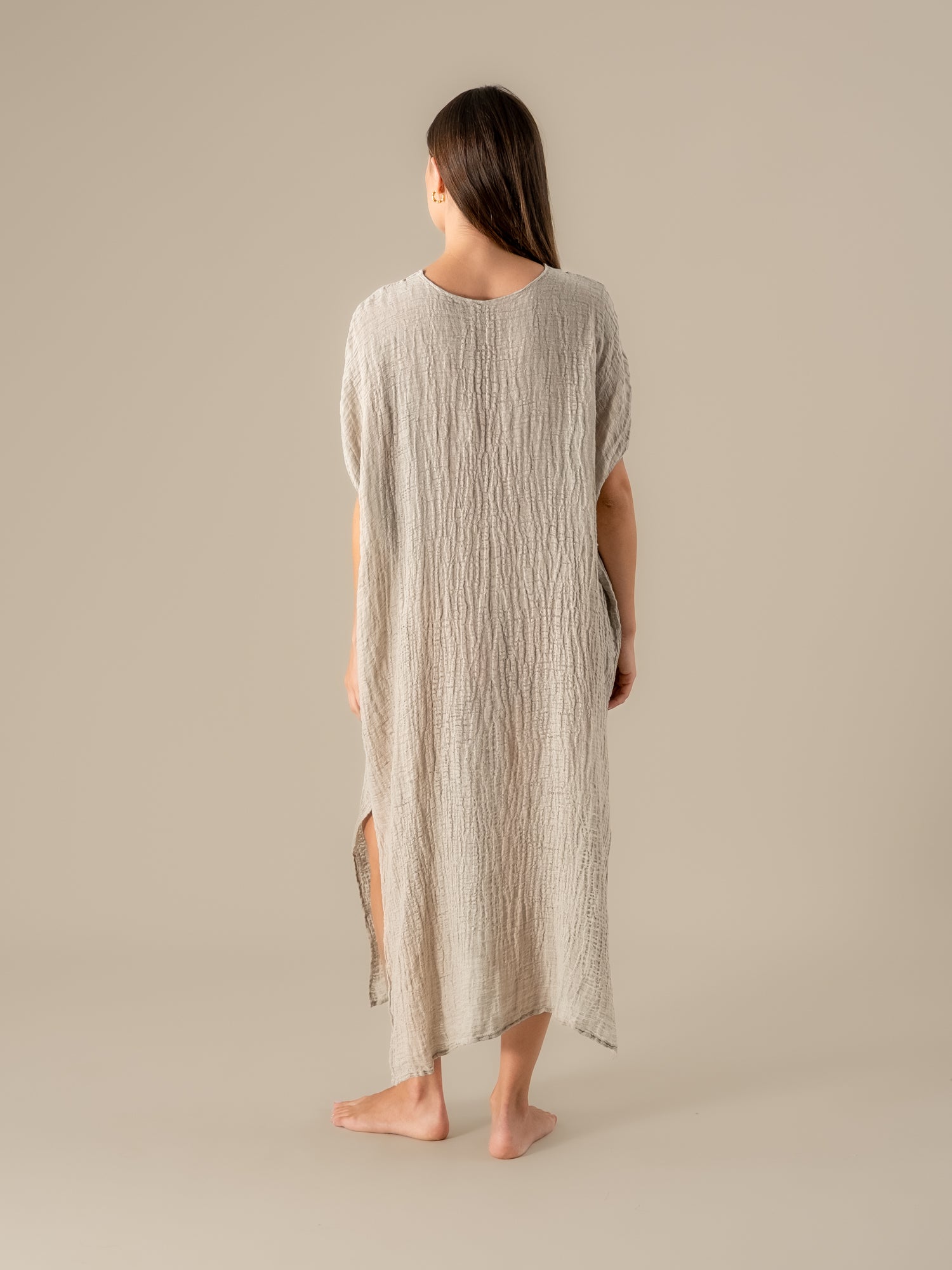 Vestito Sfinge Garzata Naturale VESTITO SFINGE garzata 12 Bottega Di Brunella 