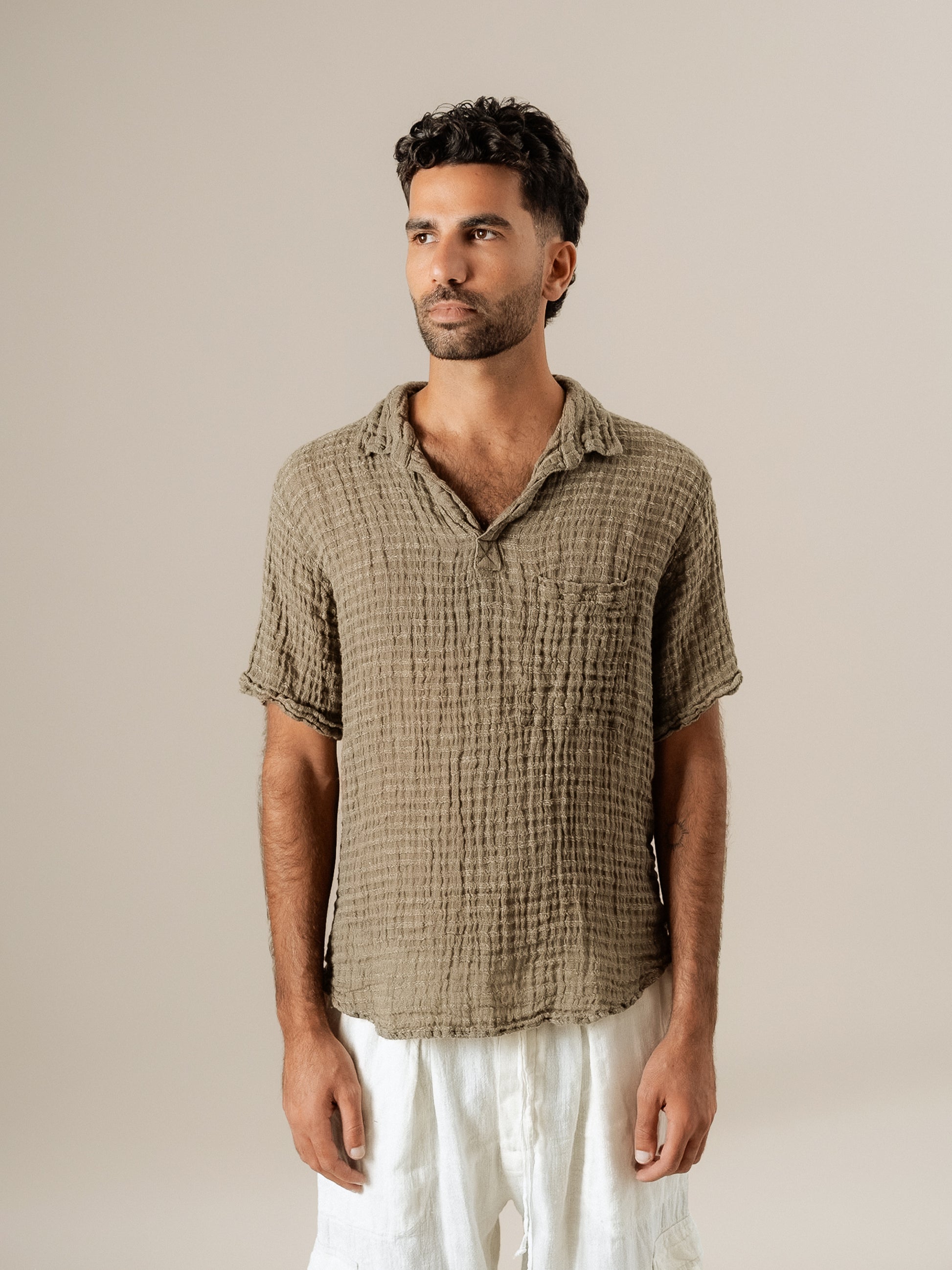 Camicia Colombia Garza Uffizi Fossile CAMICIA COLOMBIA garza uffizi 284 Bottega Di Brunella 
