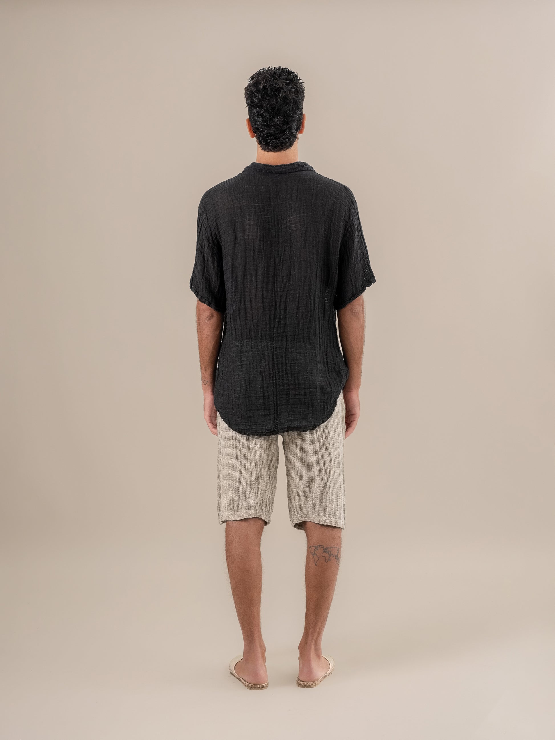 Camicia Colombia Garzata Nero CAMICIA COLOMBIA garzata 0 Bottega Di Brunella 