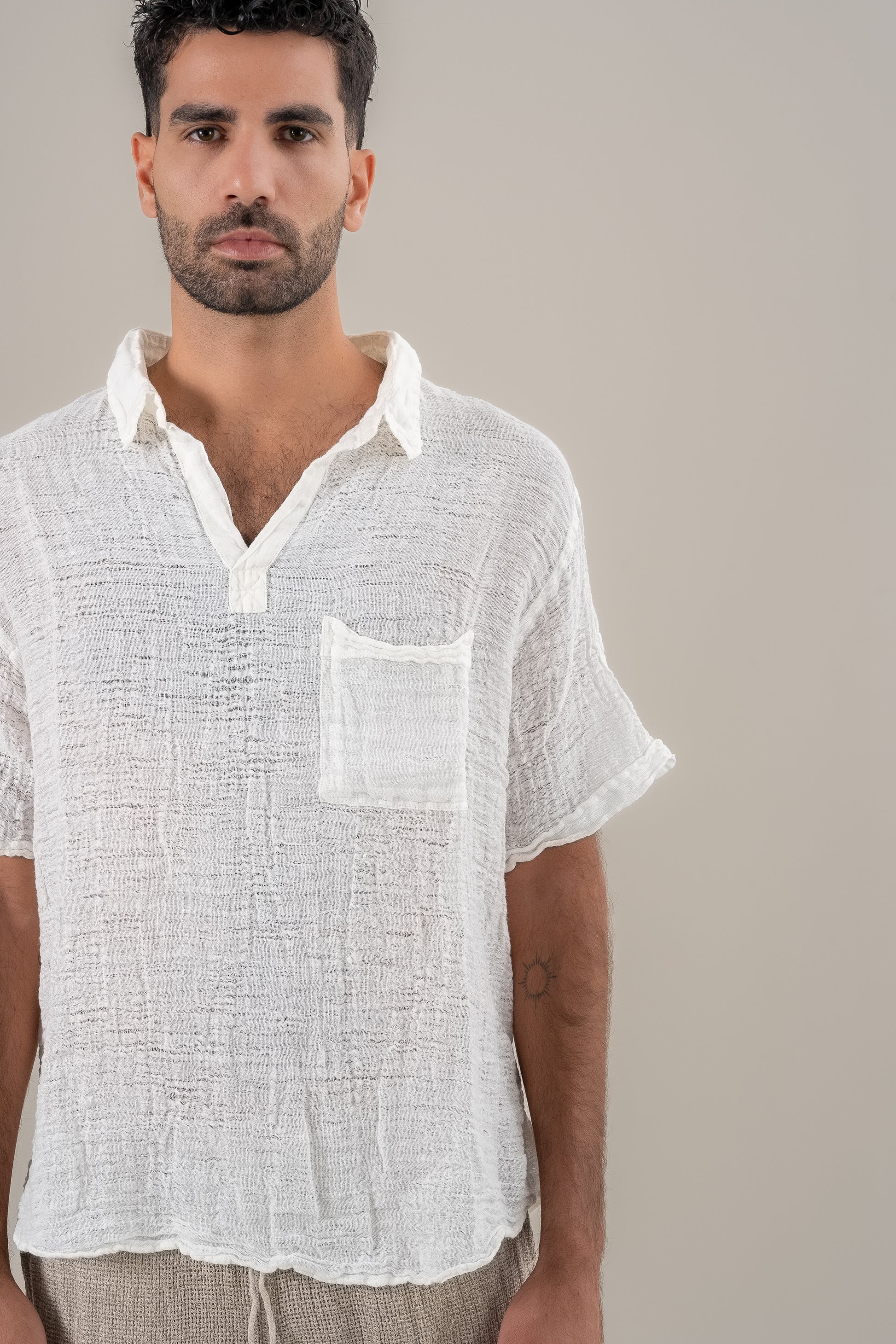 Camicia Colombia Garzata Latte CAMICIA COLOMBIA garzata 33 Bottega Di Brunella 