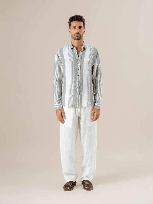 Camicia Franco Tela Moma Latte CAMICIA FRANCO tela moma 33 Bottega Di Brunella 
