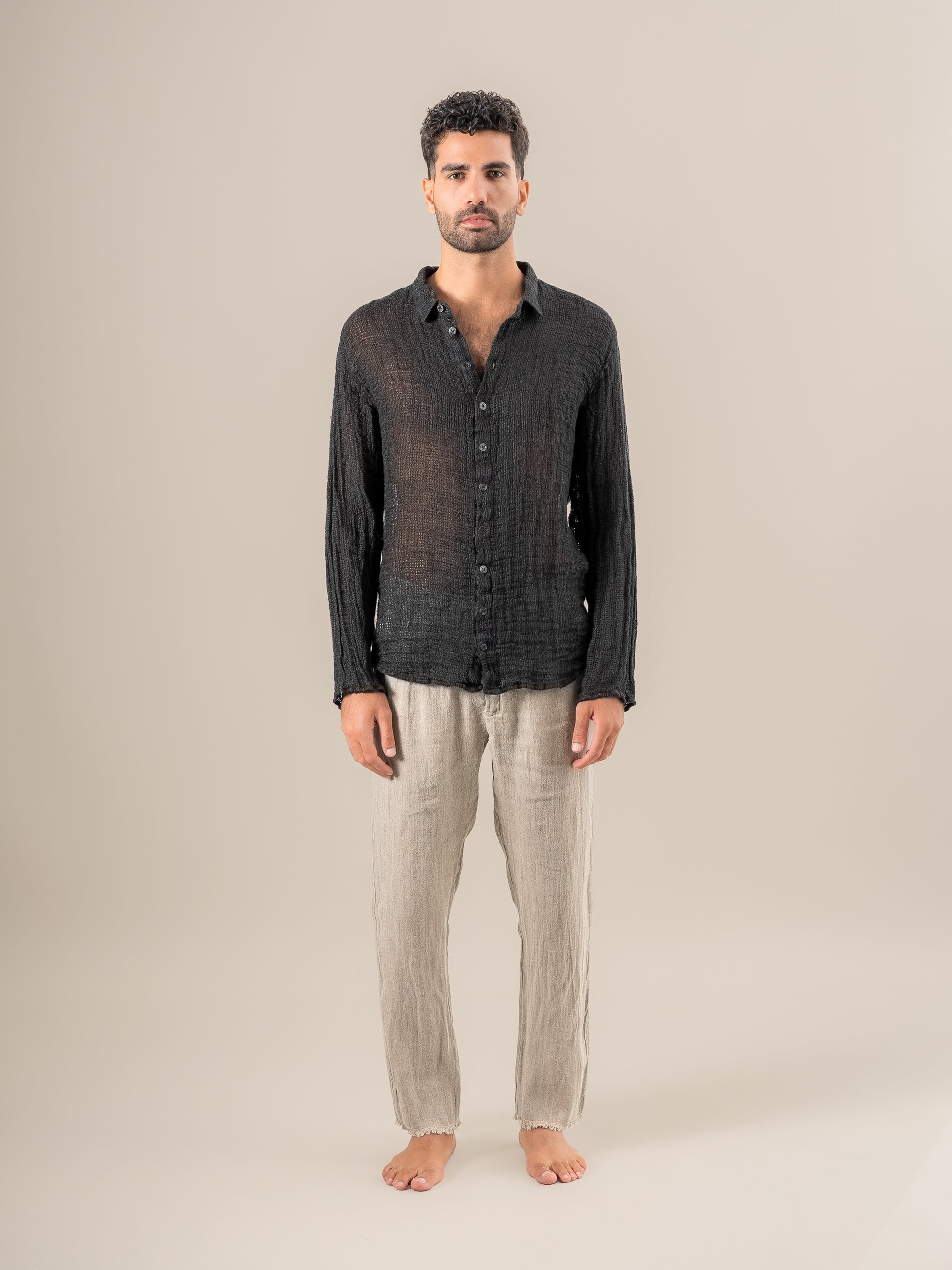 Camicia Ischia Ag Nero CAMICIA ISCHIA ag 0 Bottega Di Brunella 