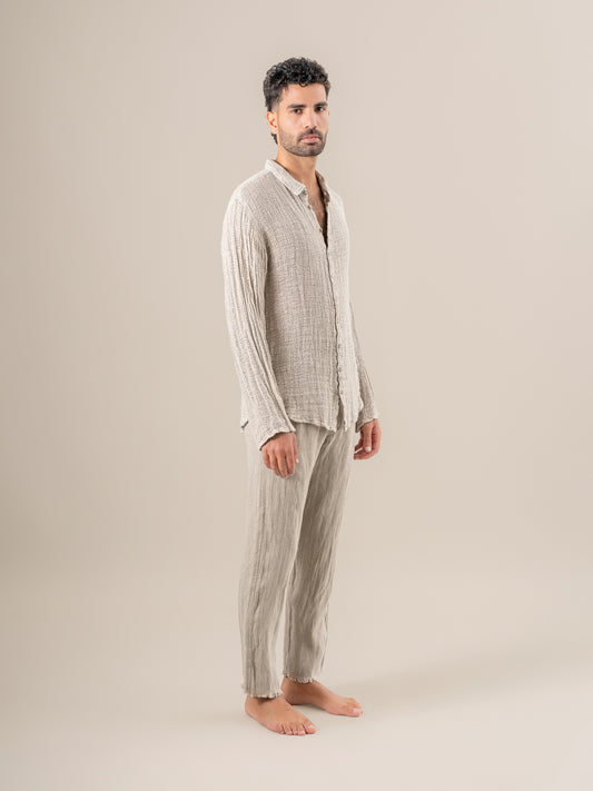 Camicia Ischia Ag Naturale CAMICIA ISCHIA ag 12 Bottega Di Brunella 