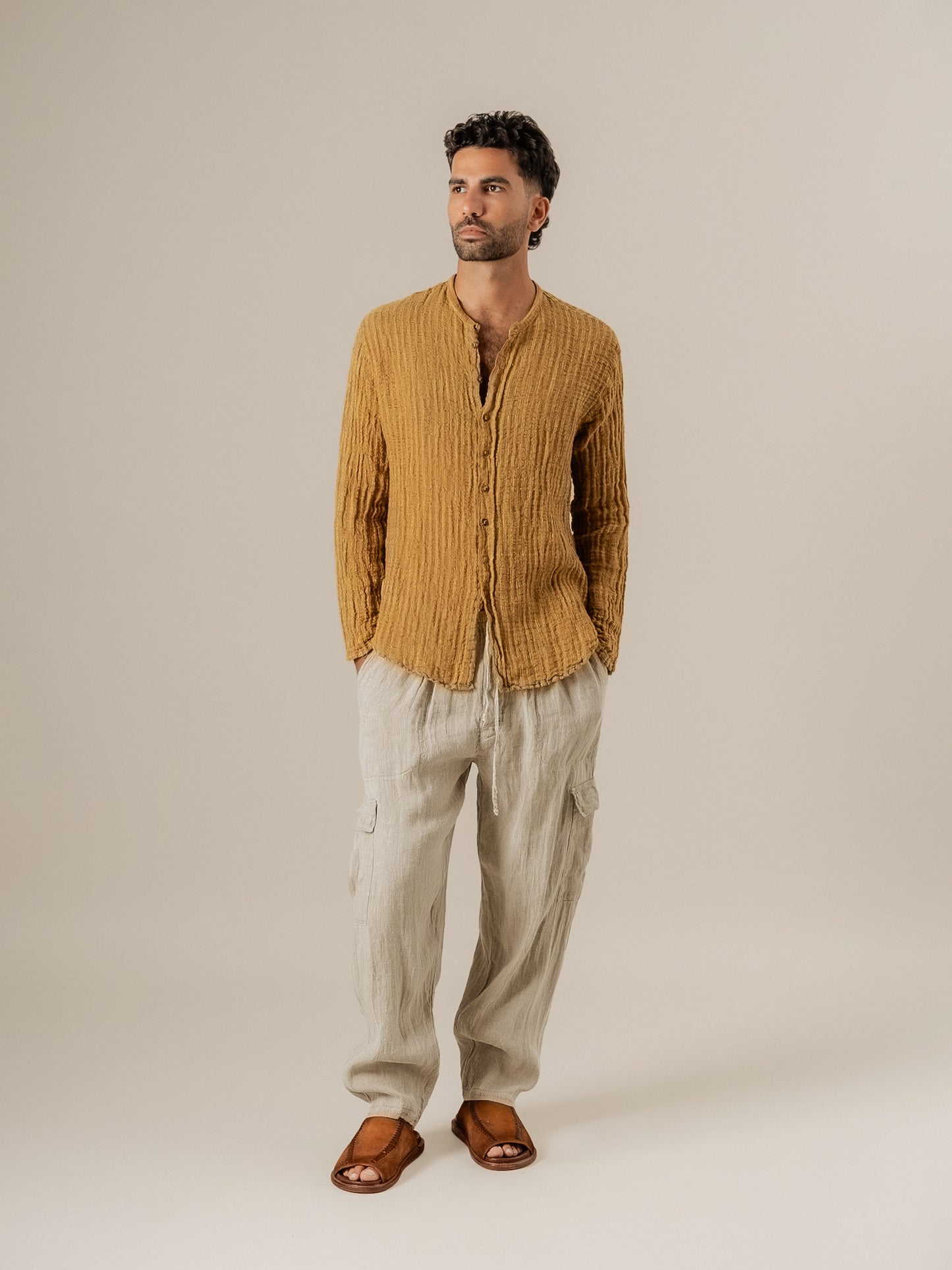 Camicia Marco Garza Uffizi Deserto CAMICIA MARCO GARZA UFFIZI 287 Bottega Di Brunella 