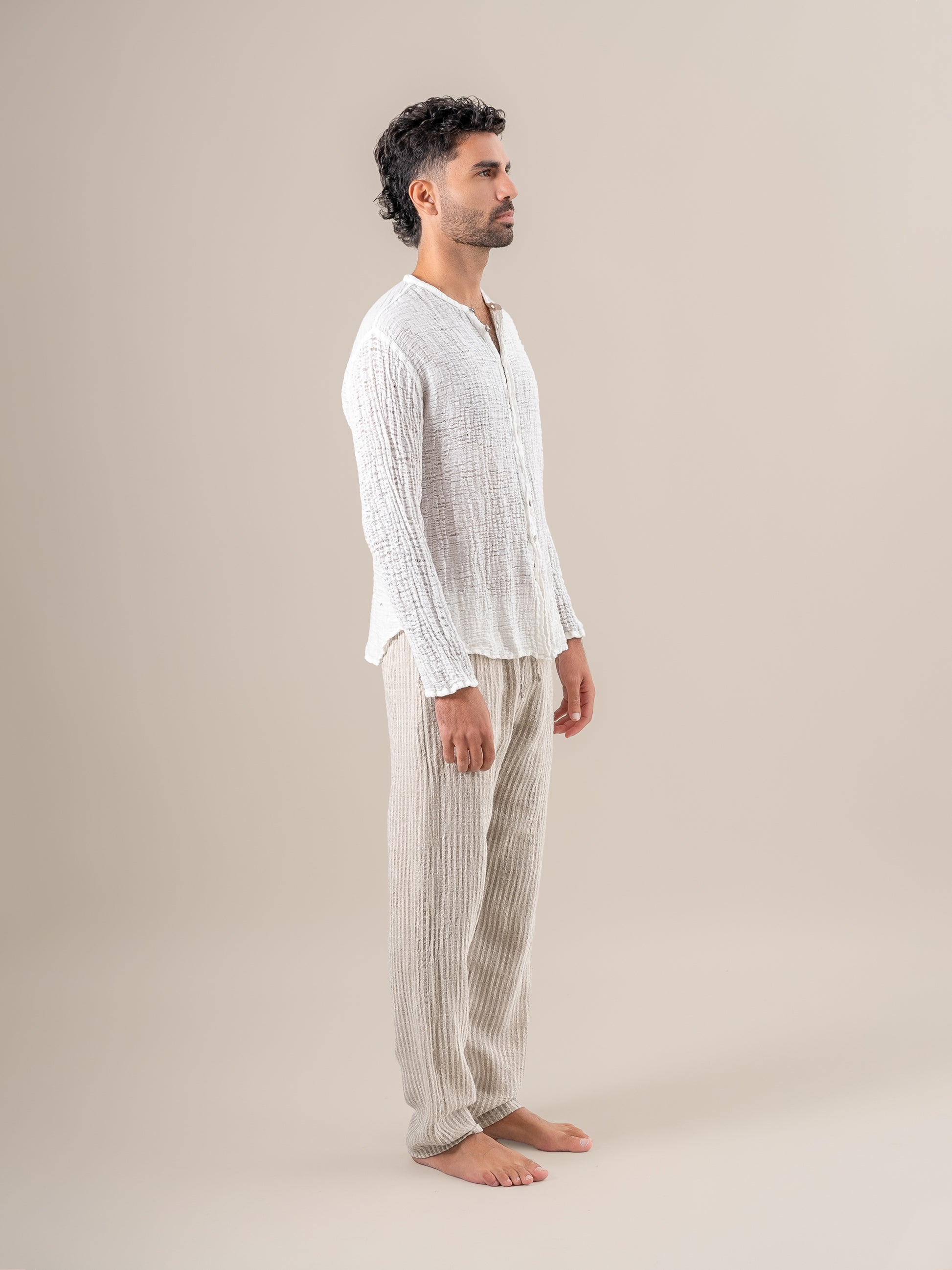 Camicia Marco Garzata Latte CAMICIA MARCO garzata 33 Bottega Di Brunella 