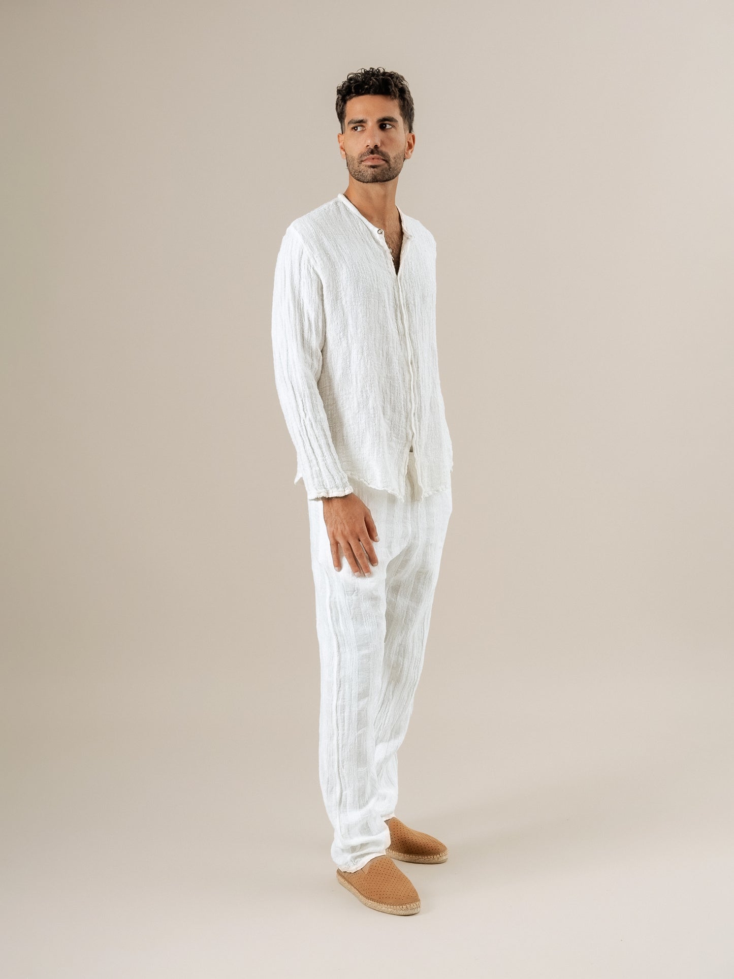 Camicia Marco Jeep Latte CAMICIA MARCO jeep 33 Bottega Di Brunella 