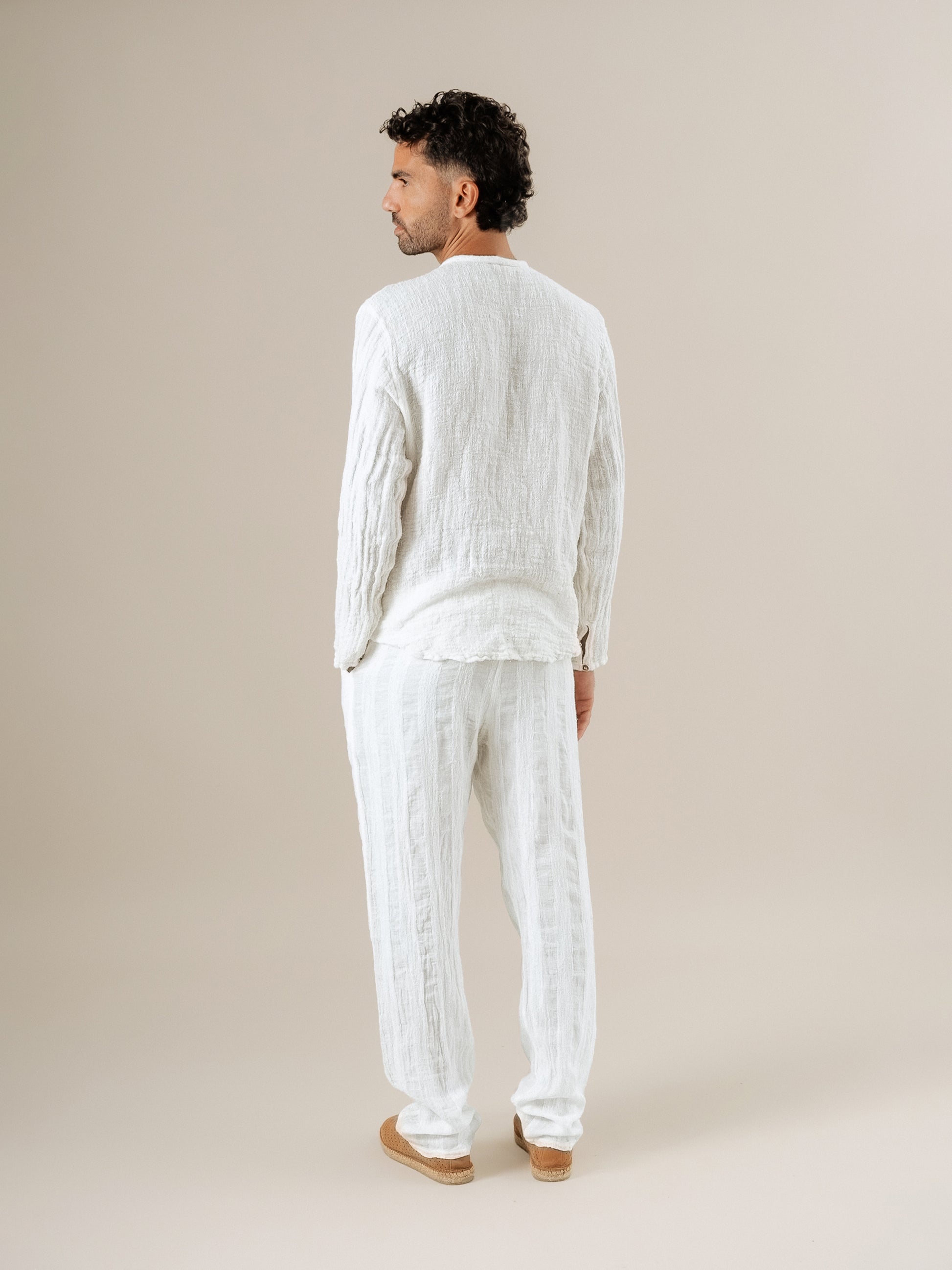 Camicia Marco Jeep Latte CAMICIA MARCO jeep 33 Bottega Di Brunella 
