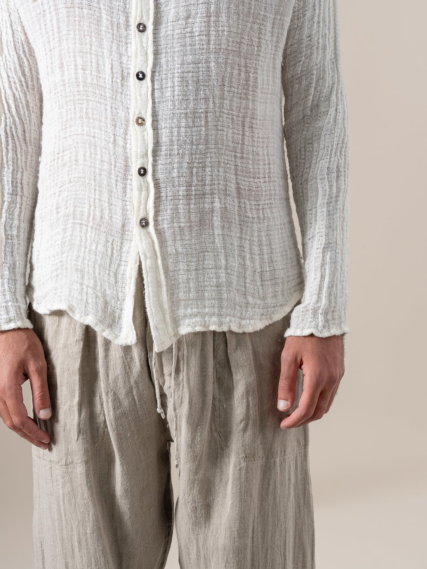 Camicia Matteo Ulivo Latte CAMICIA MATTEO ulivo 33 Bottega Di Brunella 