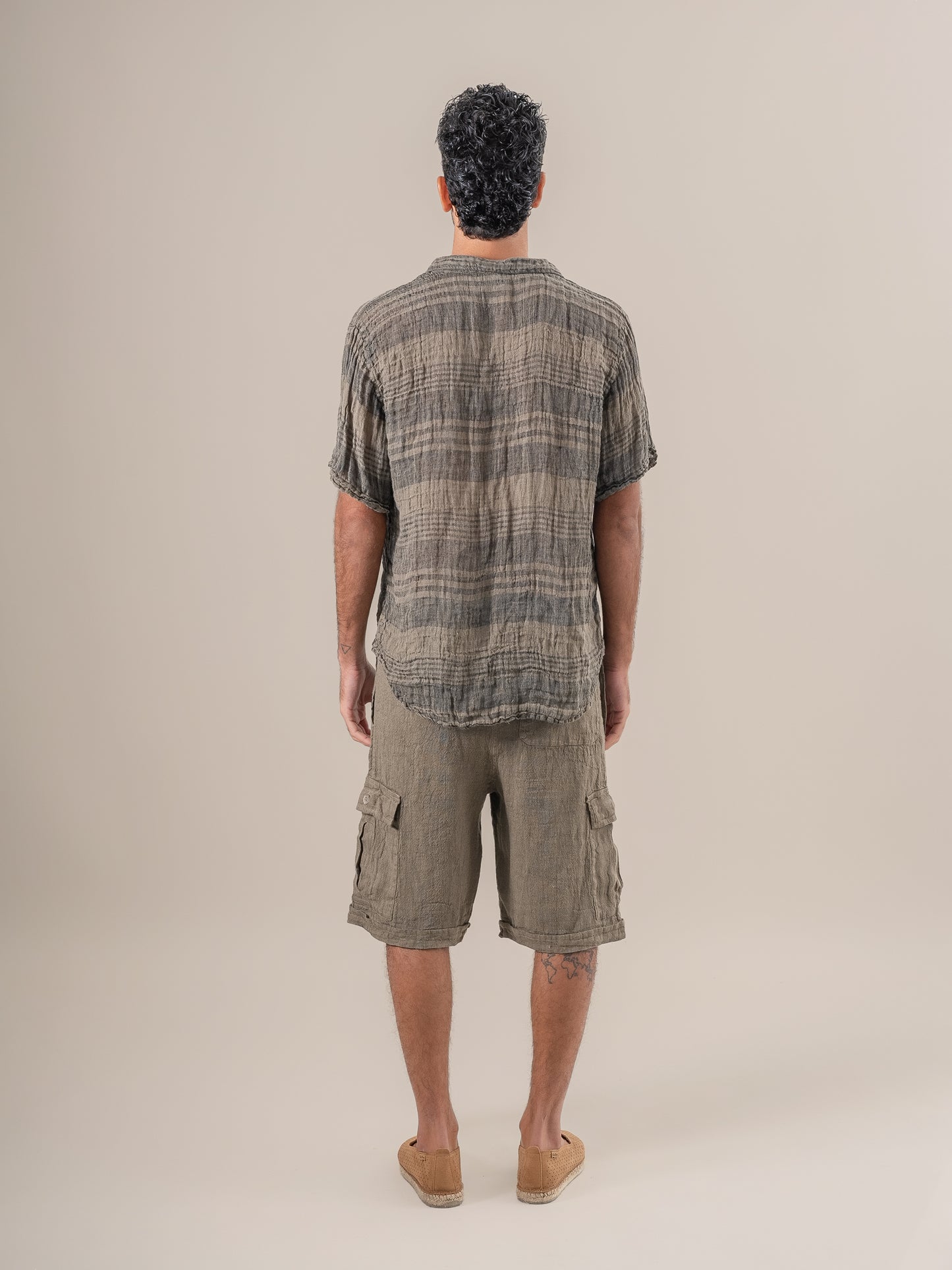 Camicia Monica Garza Moma Fossile CAMICIA MONICA garza moma 284 Bottega Di Brunella 