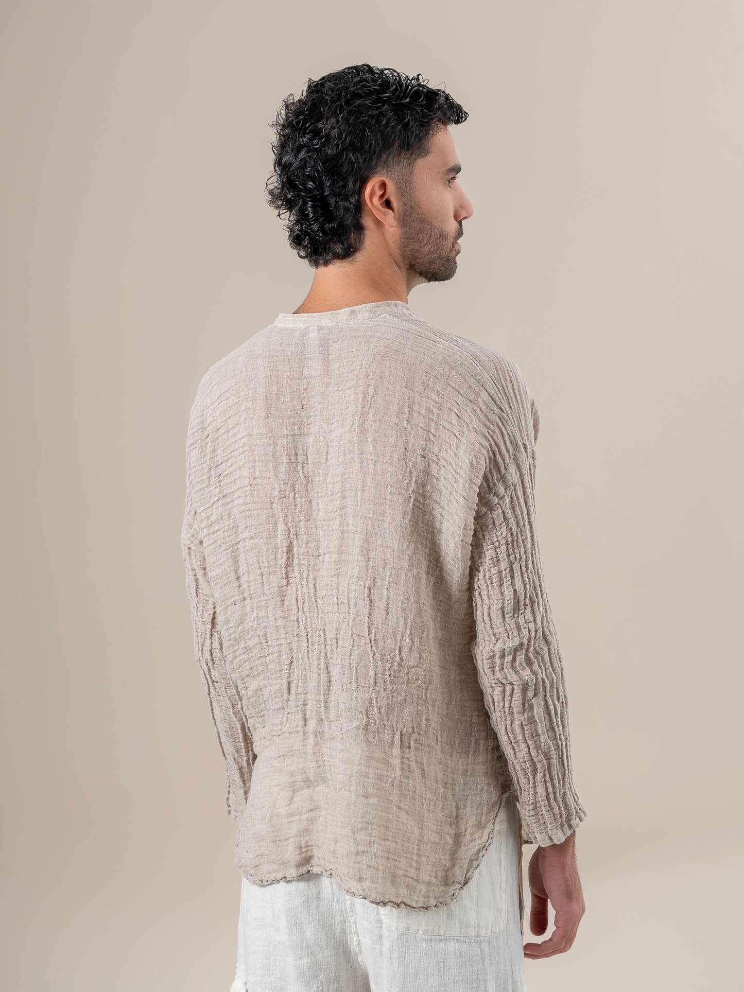 Camicia Normandy Garzata Naturale CAMICIA NORMANDY garzata 12 Bottega Di Brunella 