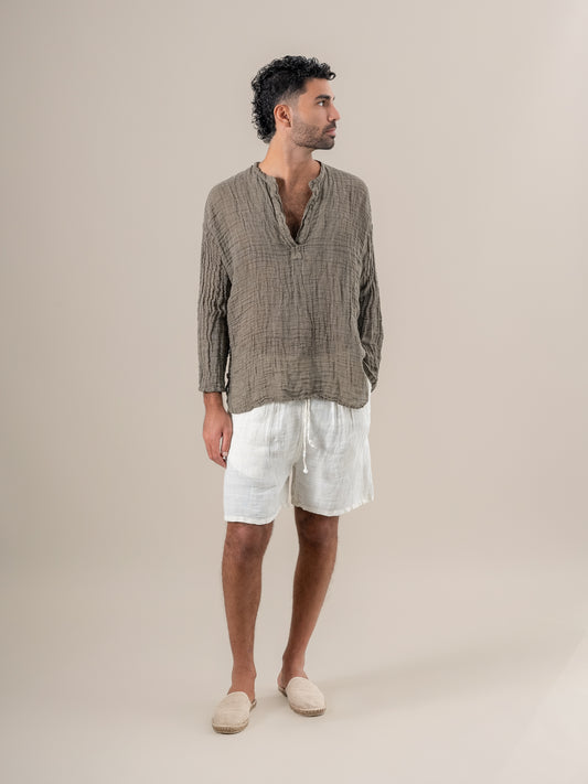 Camicia Normandy Garzata Fossile CAMICIA NORMANDY garzata 284 Bottega Di Brunella 