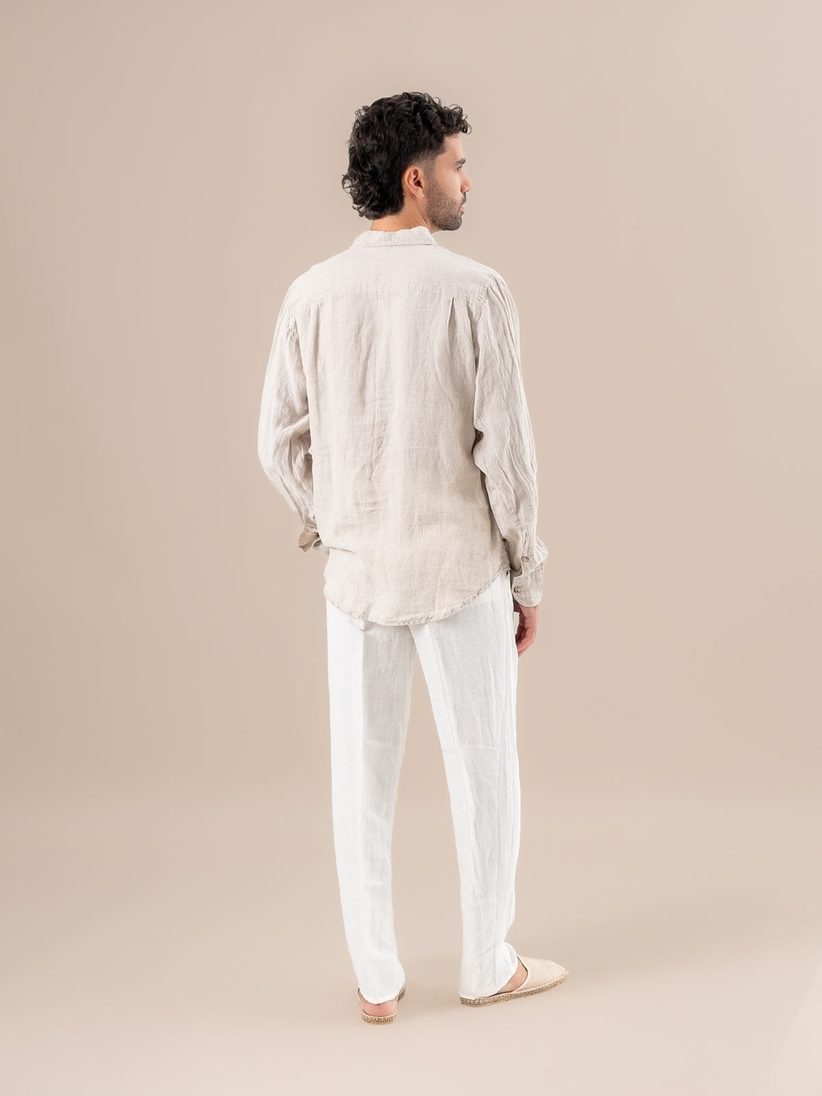Camicia Peppe M/L Battista Naturale CAMICIA PEPPE m/l battista 12 Bottega Di Brunella 