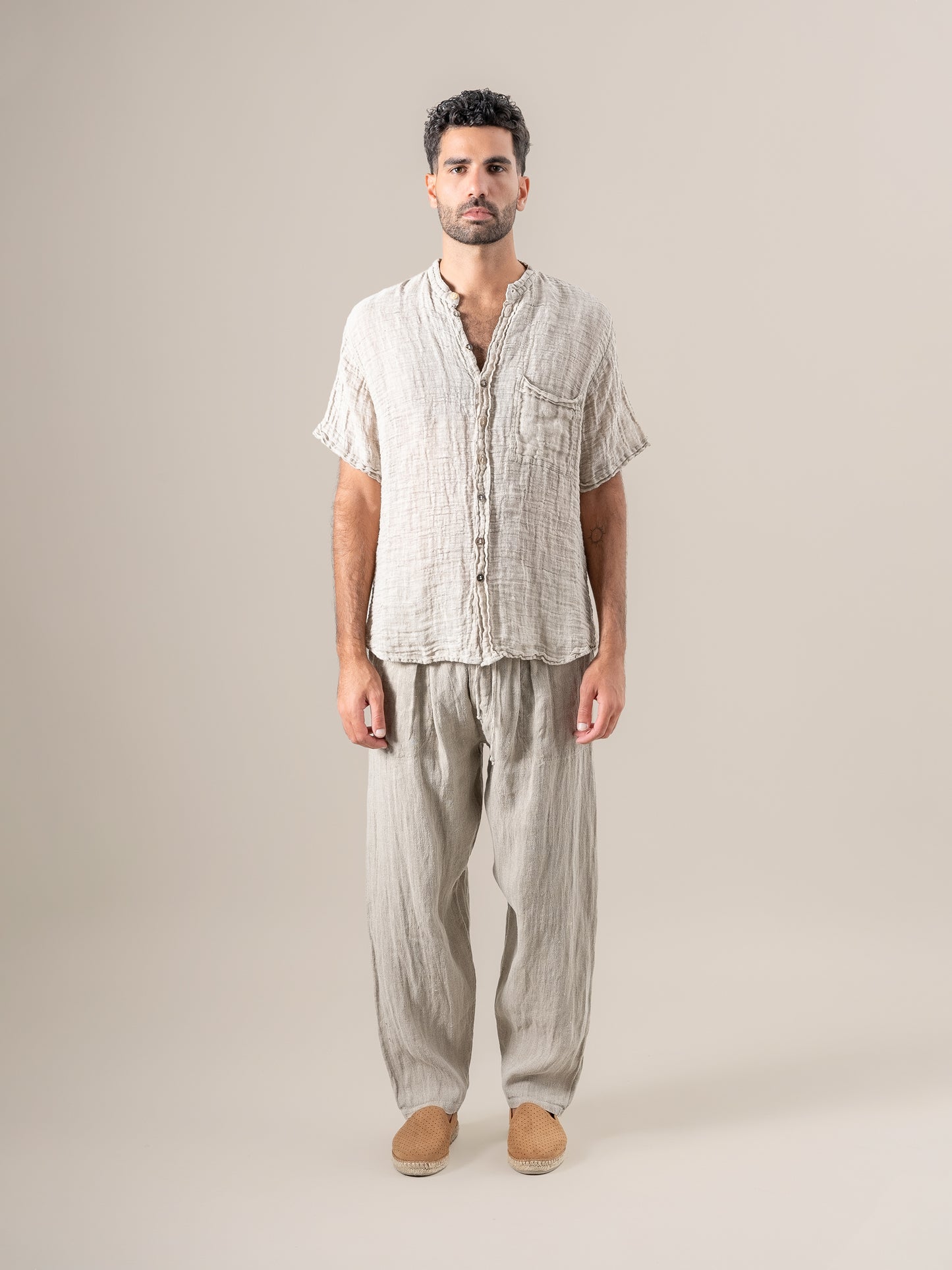 Camicia Samui Garzata Naturale CAMICIA SAMUI garzata 12 Bottega Di Brunella 