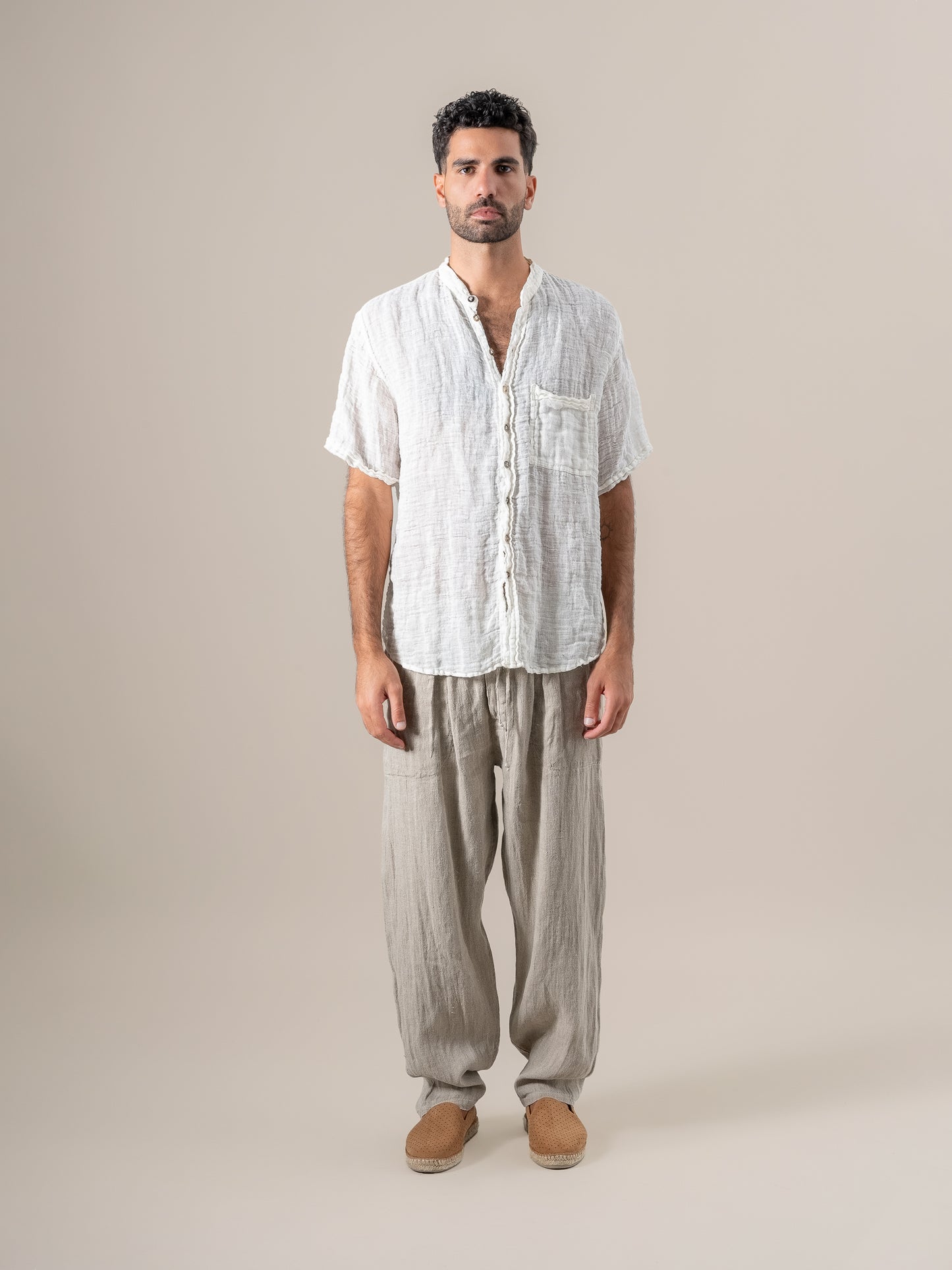 Camicia Samui Garzata Latte CAMICIA SAMUI garzata 33 Bottega Di Brunella 