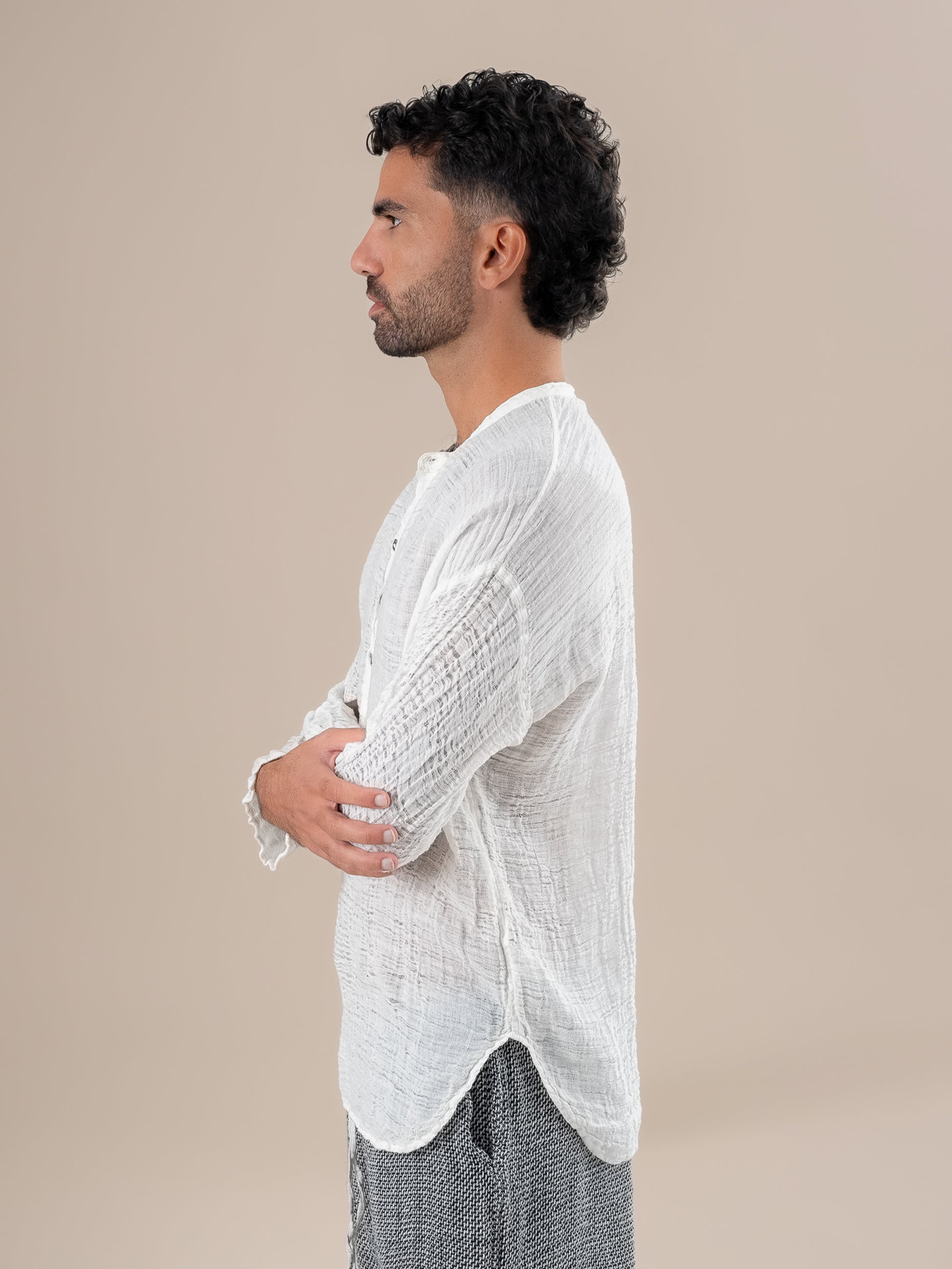 Camicia Serafino Garzata Latte CAMICIA SERAFINO garzata 33 Bottega Di Brunella 