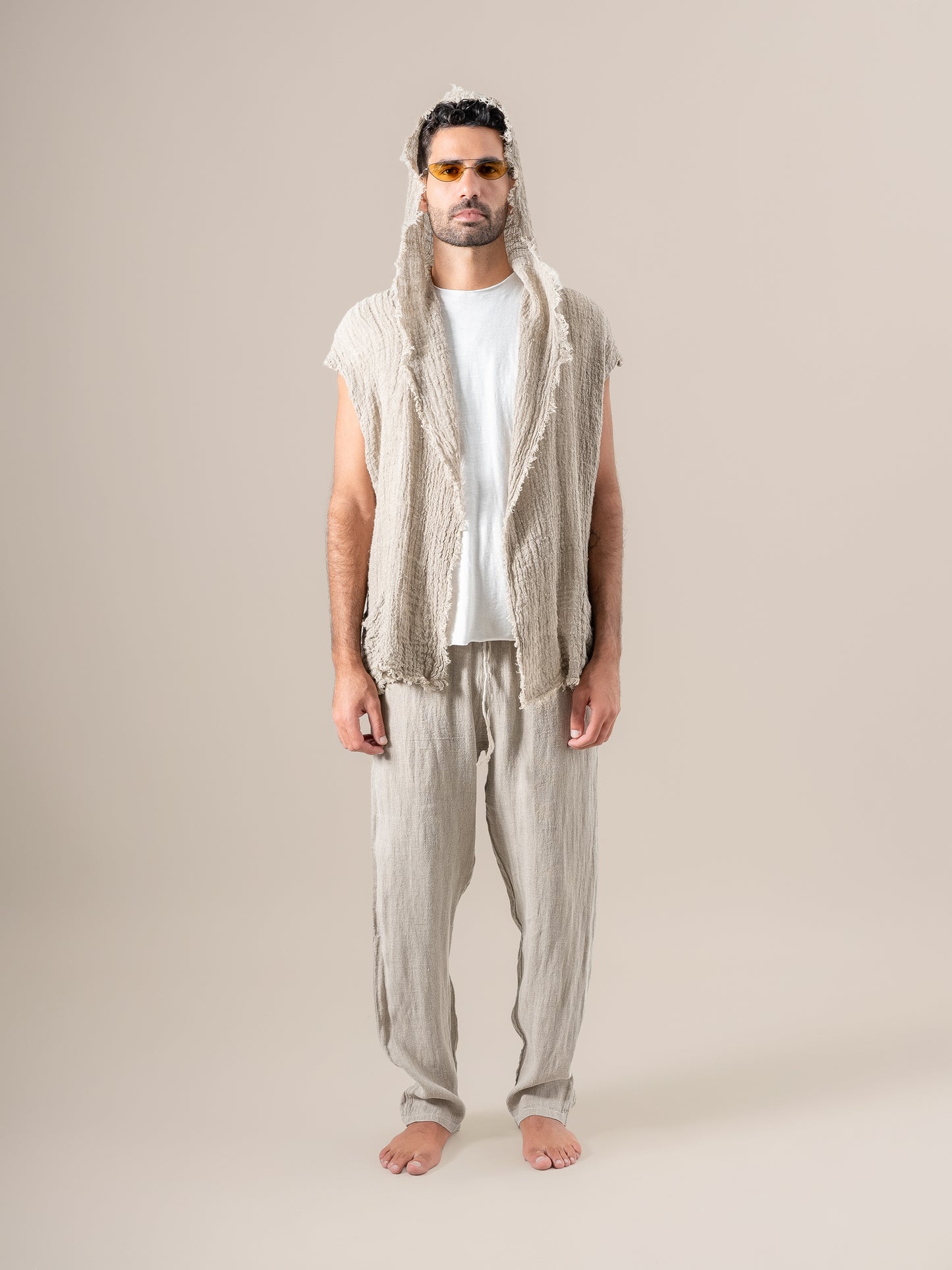 Gilet Romano di Ulivo Naturale GILET ROMANO ulivo 12 Bottega Di Brunella 