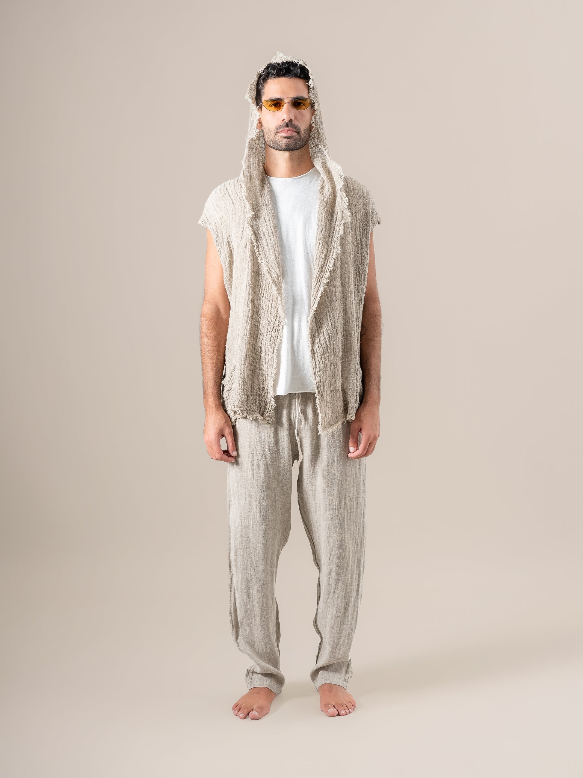 Gilet Romano di Ulivo Naturale GILET ROMANO ulivo 12 Bottega Di Brunella 