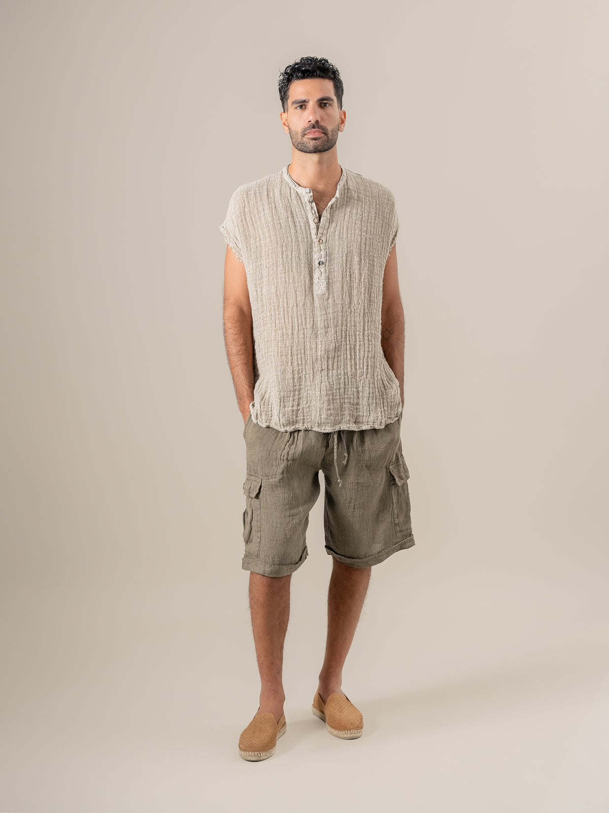 Maglia Salice Ulivo Naturale MAGLIA SALICE ULIVO 12 Bottega Di Brunella 