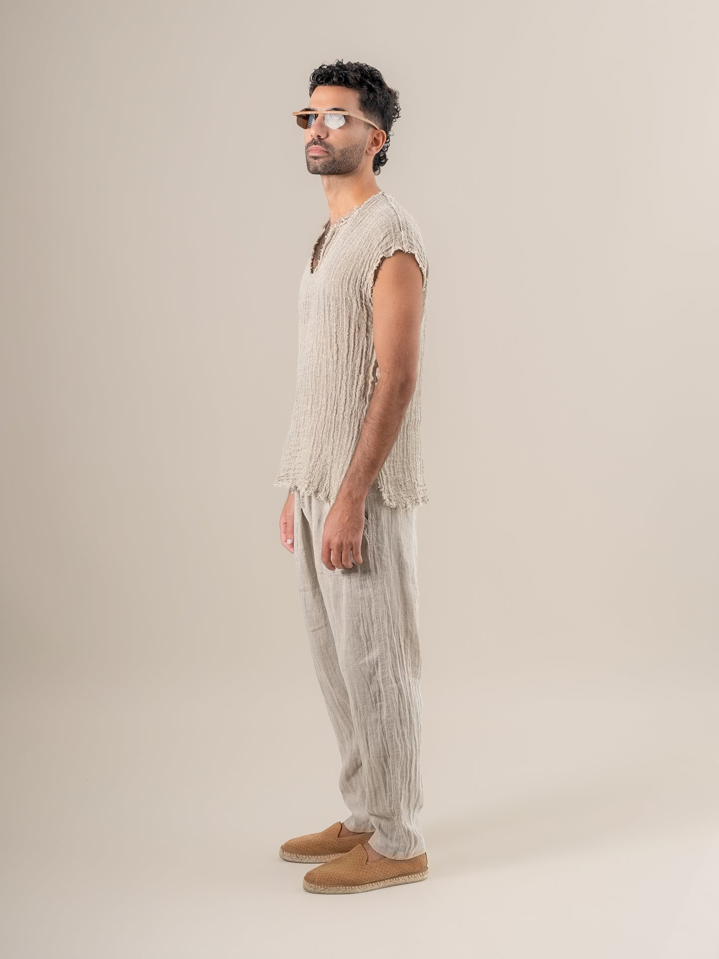 Maglia Sandokan Ulivo Naturale MAGLIA SANDOKAN G/M ULIVO 12 Bottega Di Brunella 