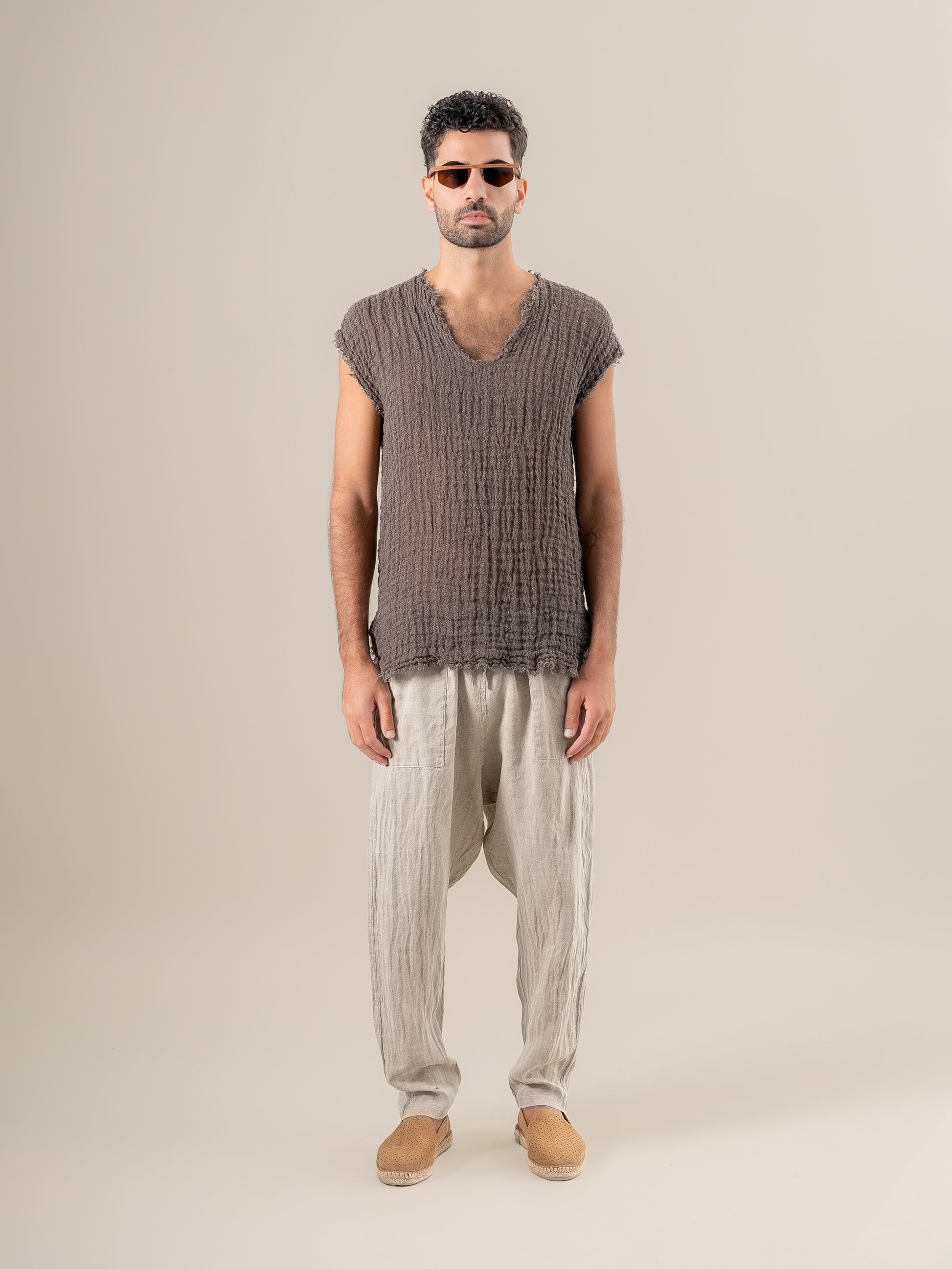 Maglia Sandokan G/M Ulivo Carrubo MAGLIA SANDOKAN G/M ulivo 281 Bottega Di Brunella 