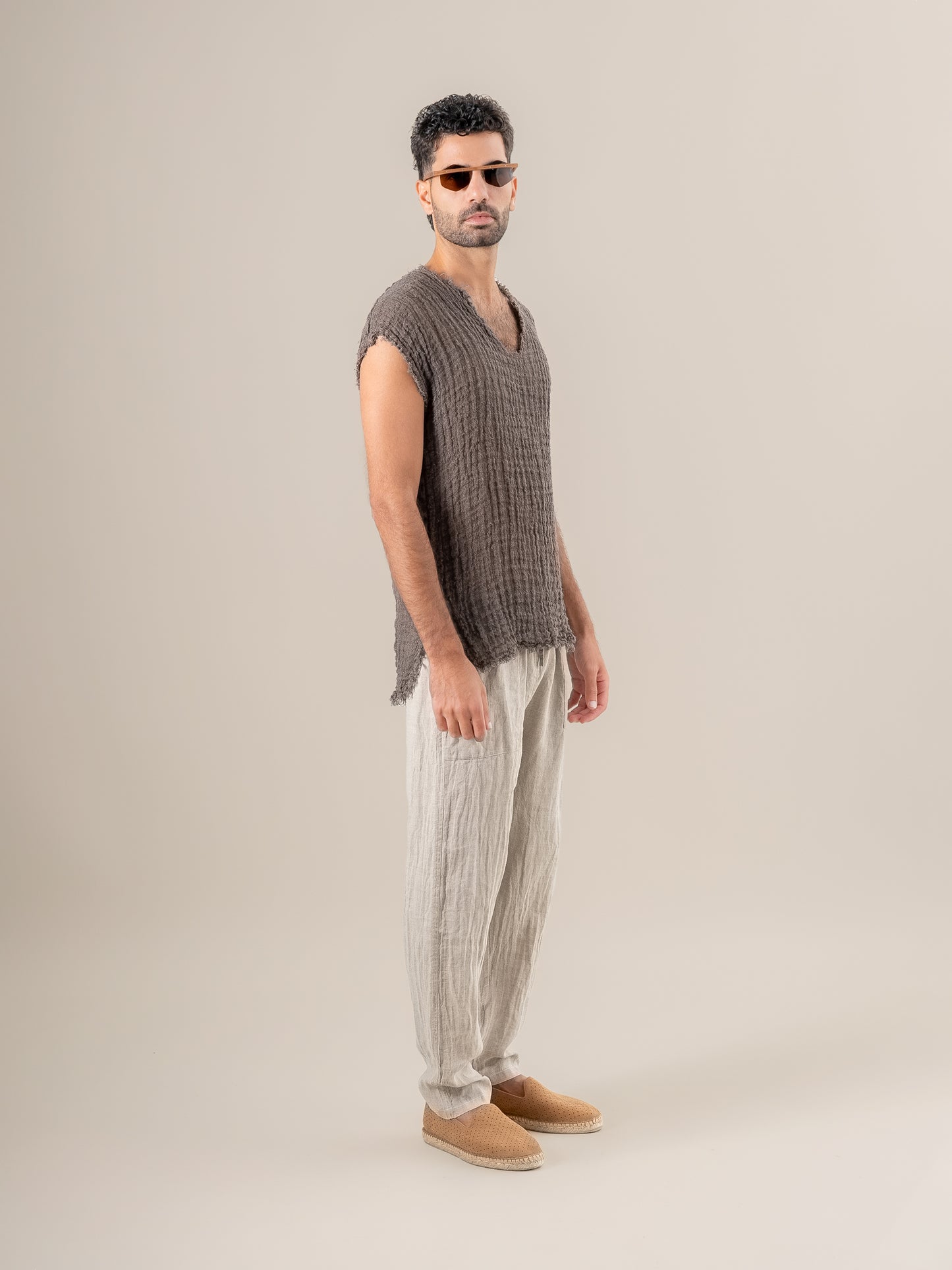 Maglia Sandokan G/M Ulivo Carrubo MAGLIA SANDOKAN G/M ulivo 281 Bottega Di Brunella 