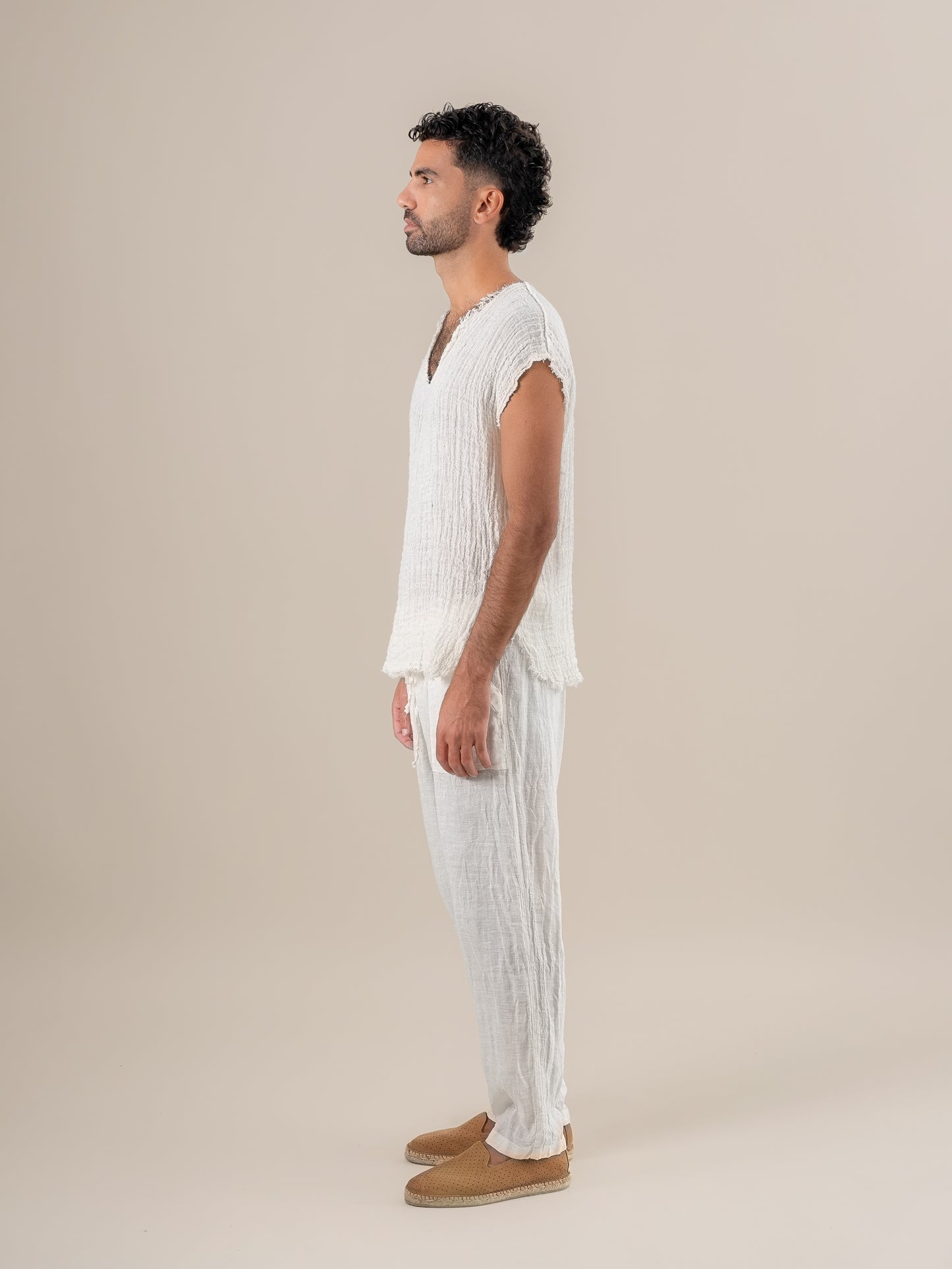 Maglia Sandokan G/M Ulivo Latte MAGLIA SANDOKAN G/M ulivo 33 Bottega Di Brunella 