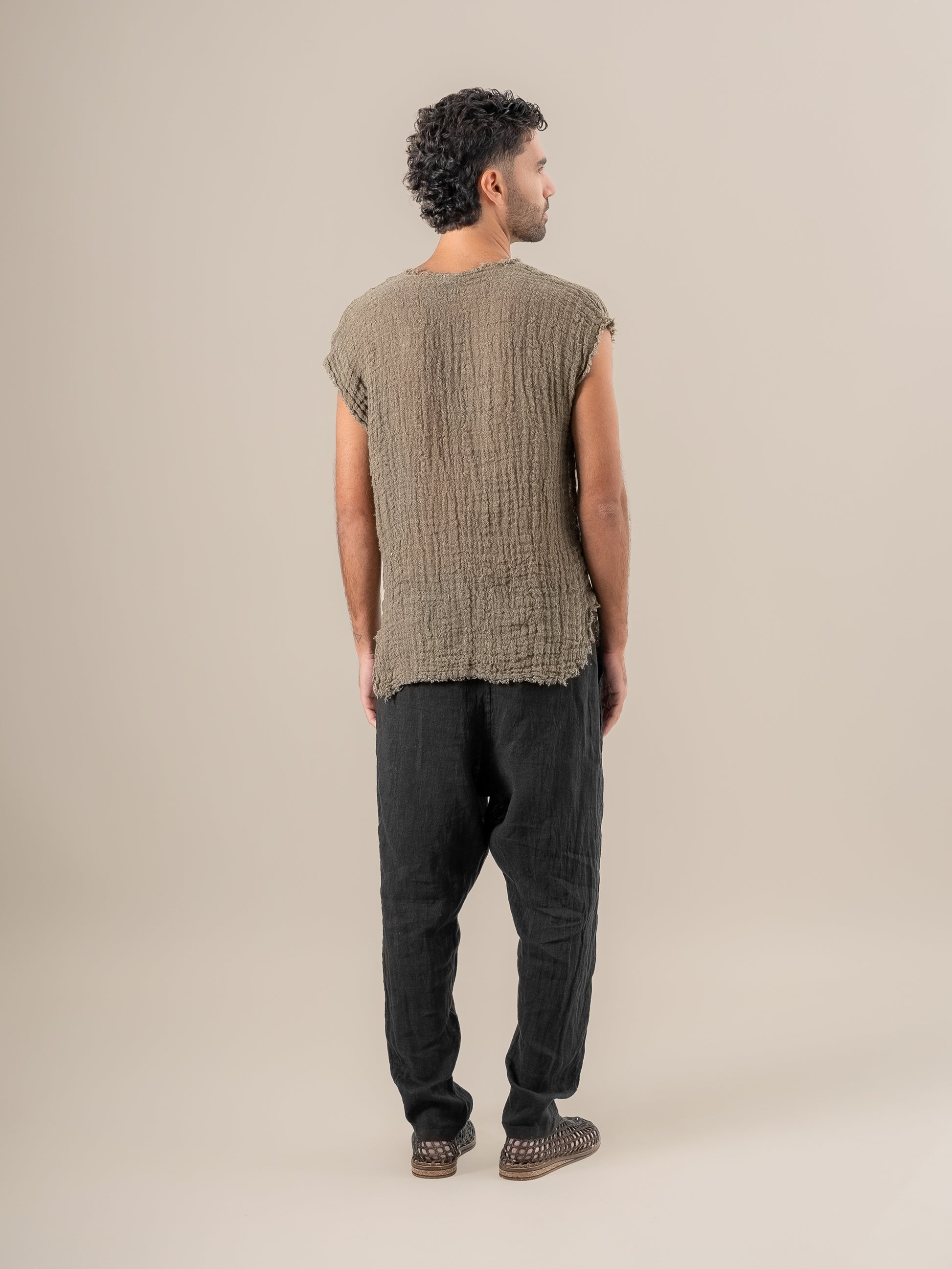 Pantalone Agathos Battista Nero PANTALONE AGATHOS battista 0 Bottega Di Brunella 