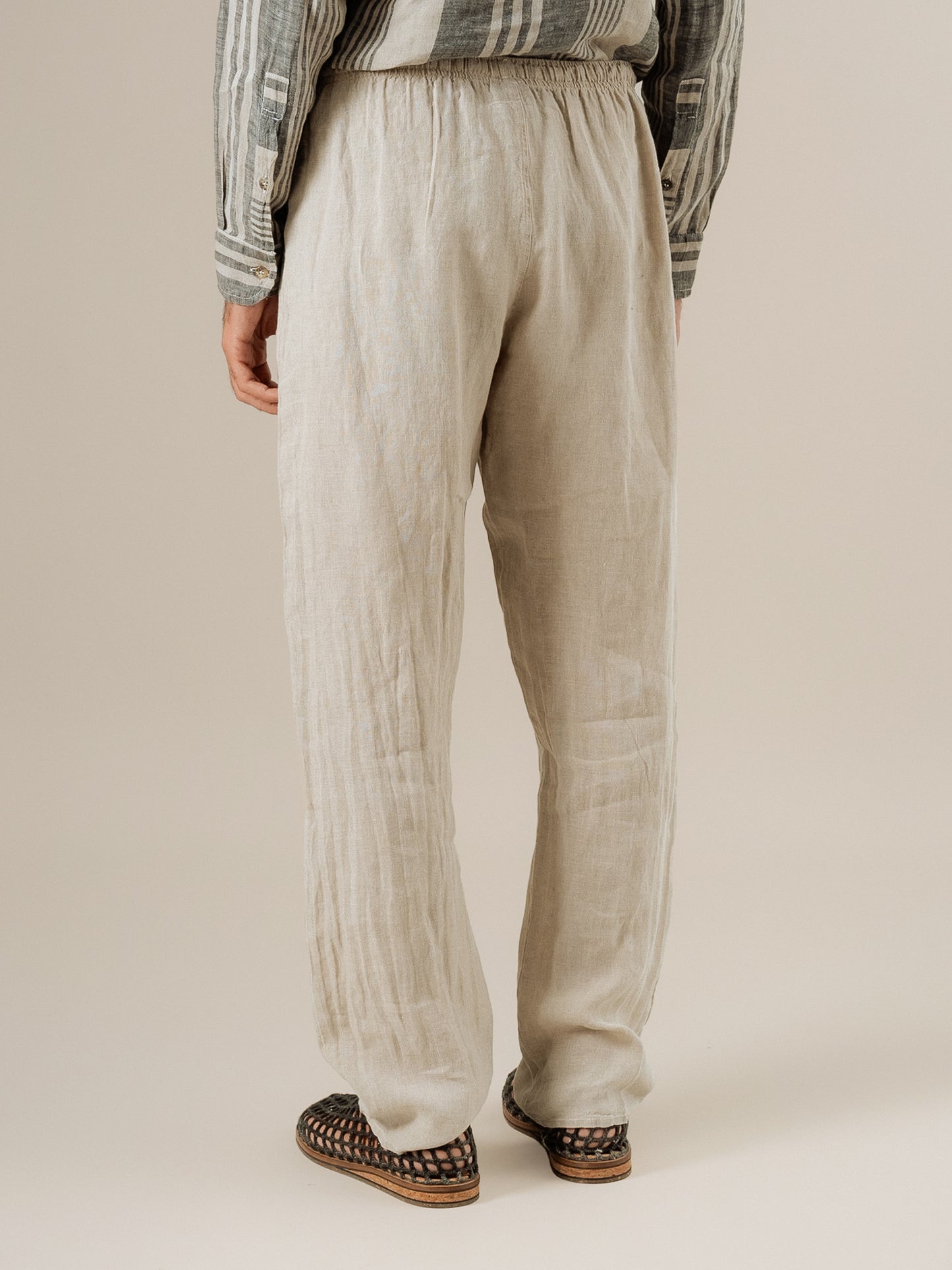 Pantalone Amalfi Battista Naturale PANTALONE AMALFI battista 12 Bottega Di Brunella 