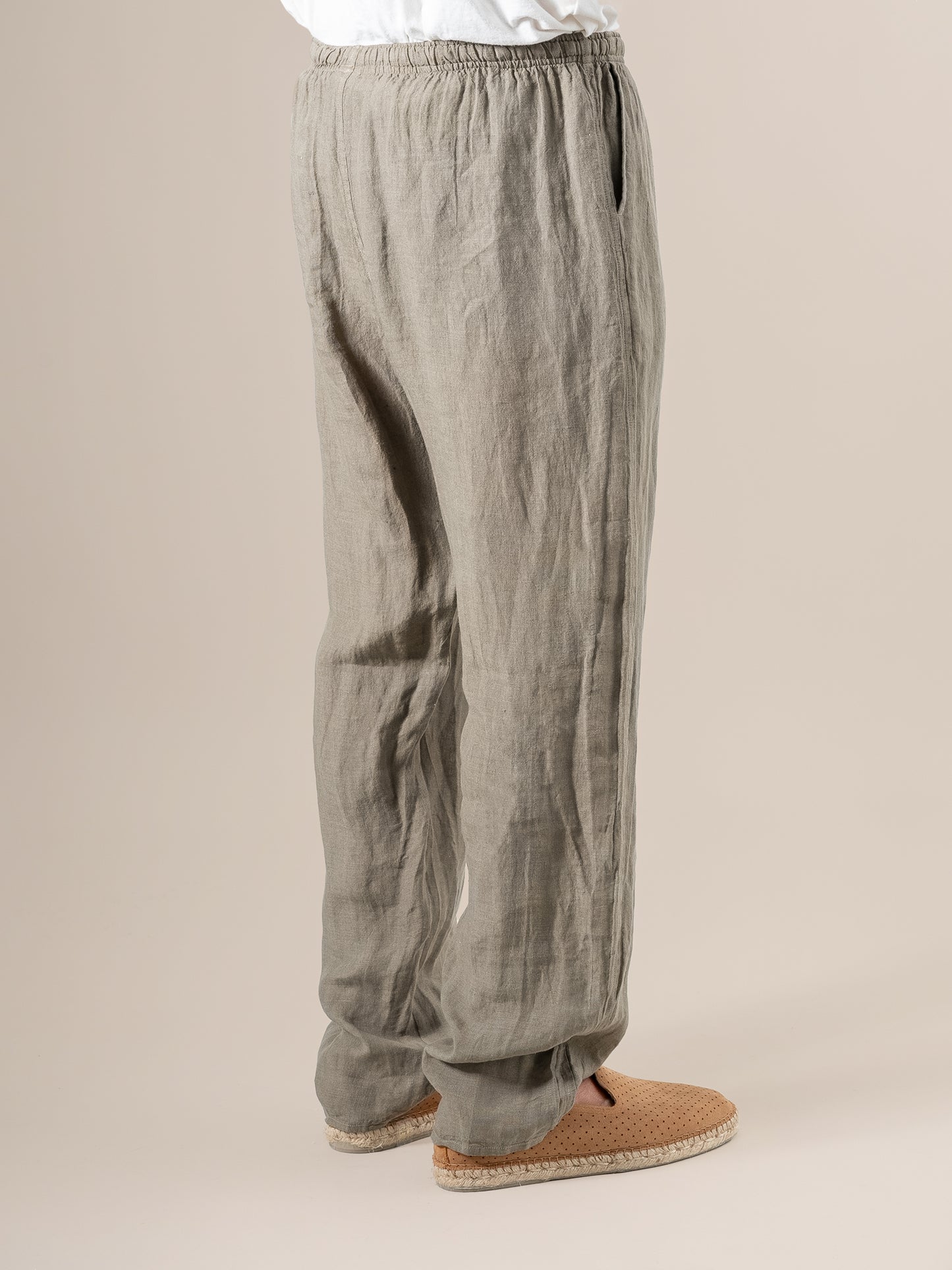 Pantalone Amalfi Battista Fossile PANTALONE AMALFI battista 284 Bottega Di Brunella 