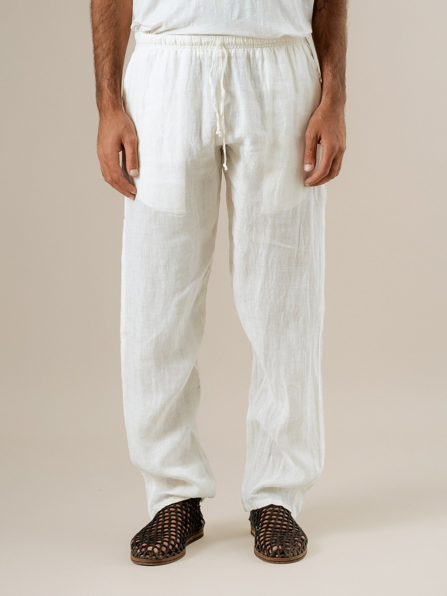 Pantaloni Amalfi Battista Latte PANTALONE AMALFI battista 33 Bottega Di Brunella 
