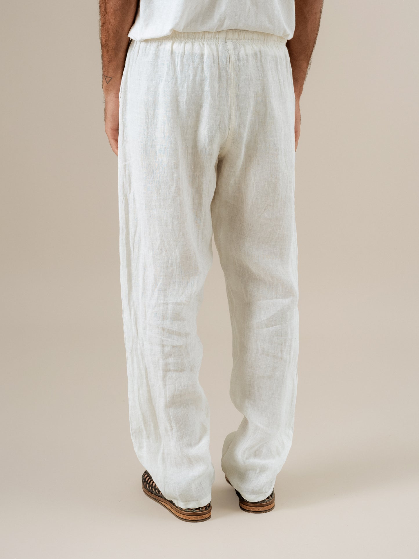 Pantaloni Amalfi Battista Latte PANTALONE AMALFI battista 33 Bottega Di Brunella 