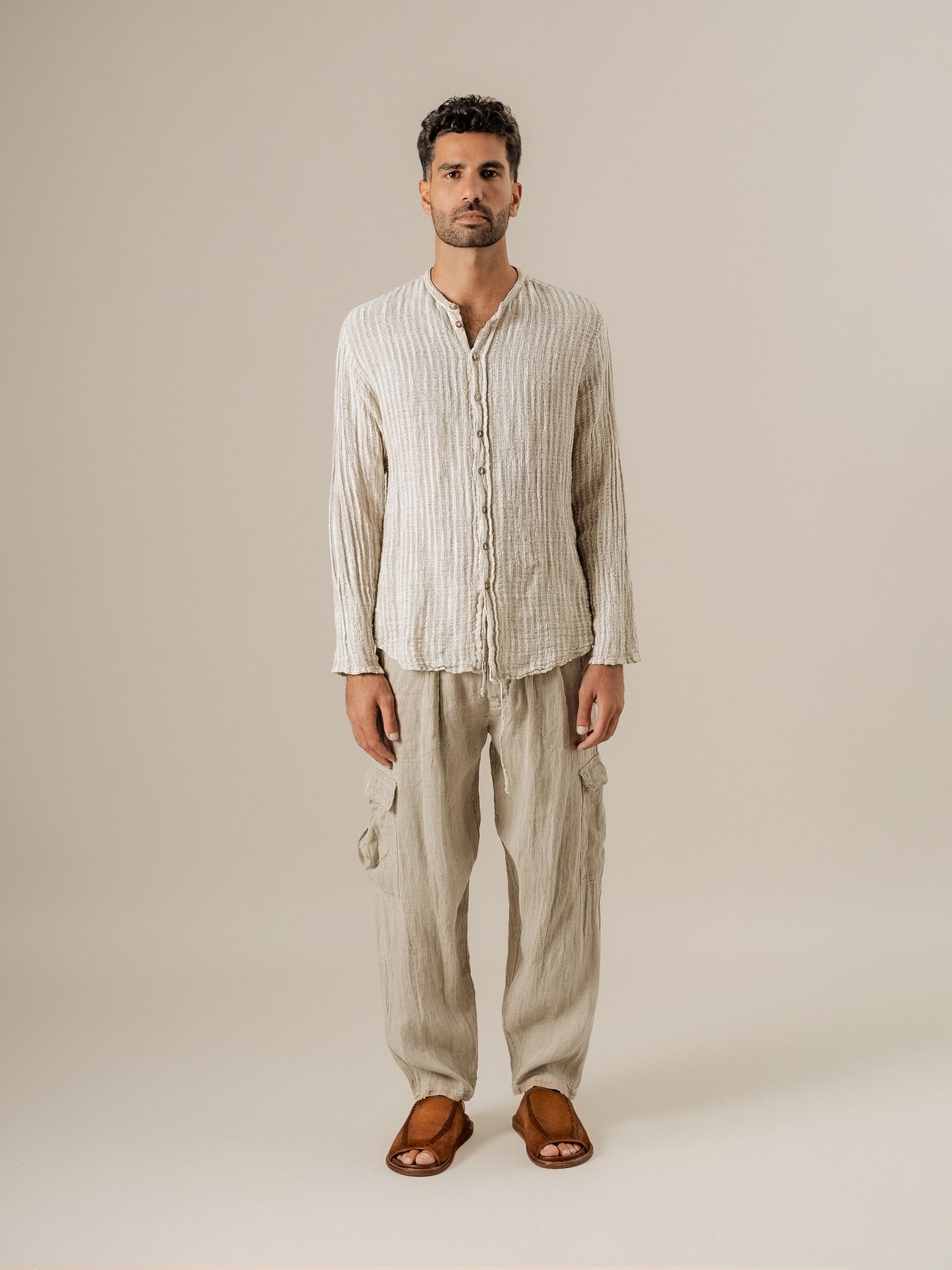 Pantalone Lavoro Tela Country Naturale PANTALONE LAVORO tela country 12 Bottega Di Brunella 