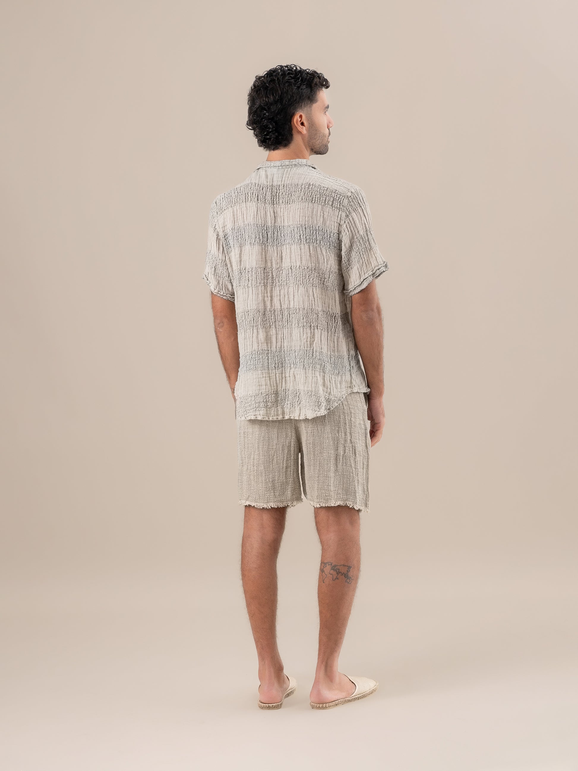 Shorts Amalfi Aida Naturale SHORTS AMALFI aida 12 Bottega Di Brunella 