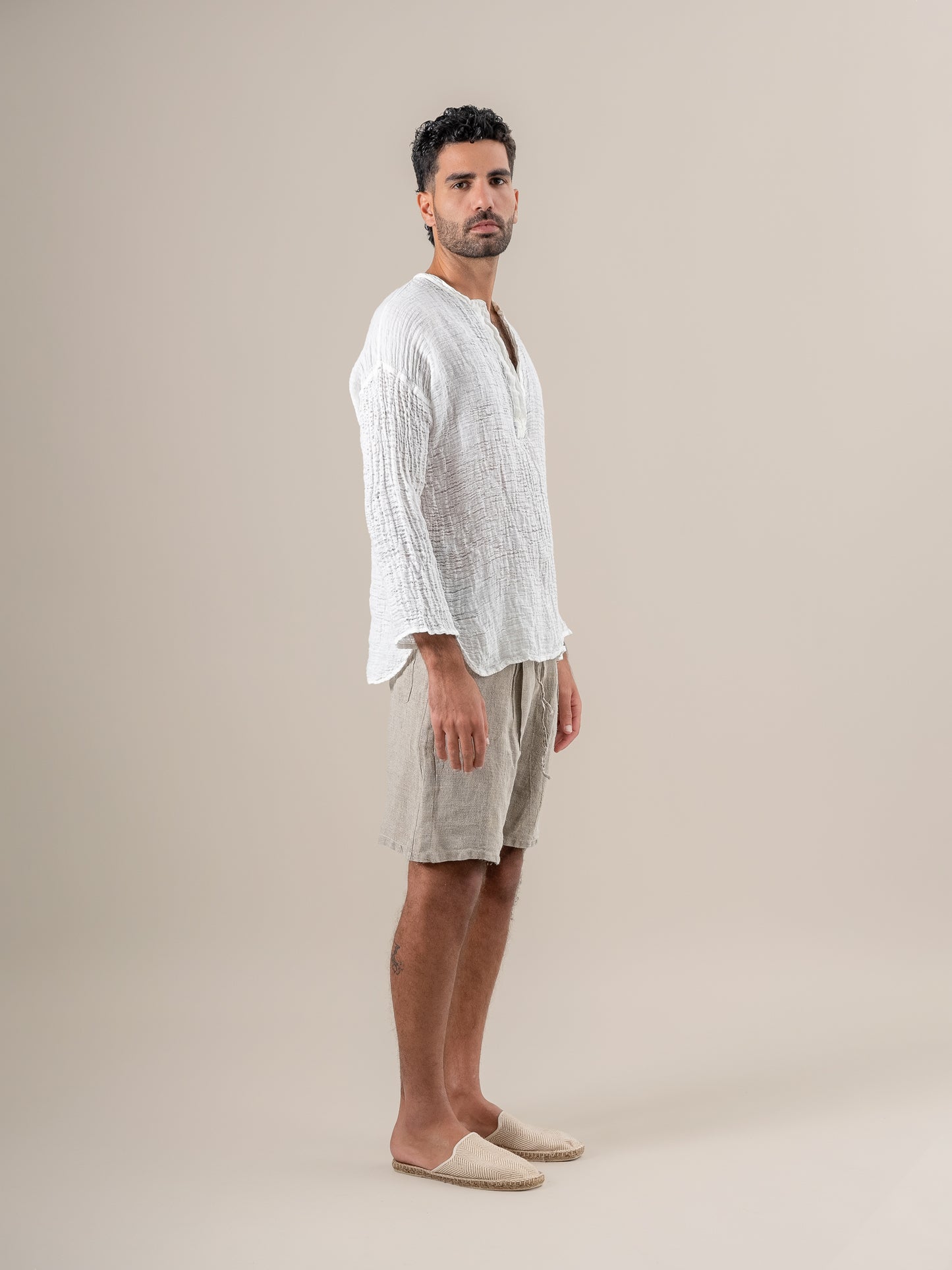 Camicia Normandy Garzata Latte CAMICIA NORMANDY garzata 33 Bottega Di Brunella 